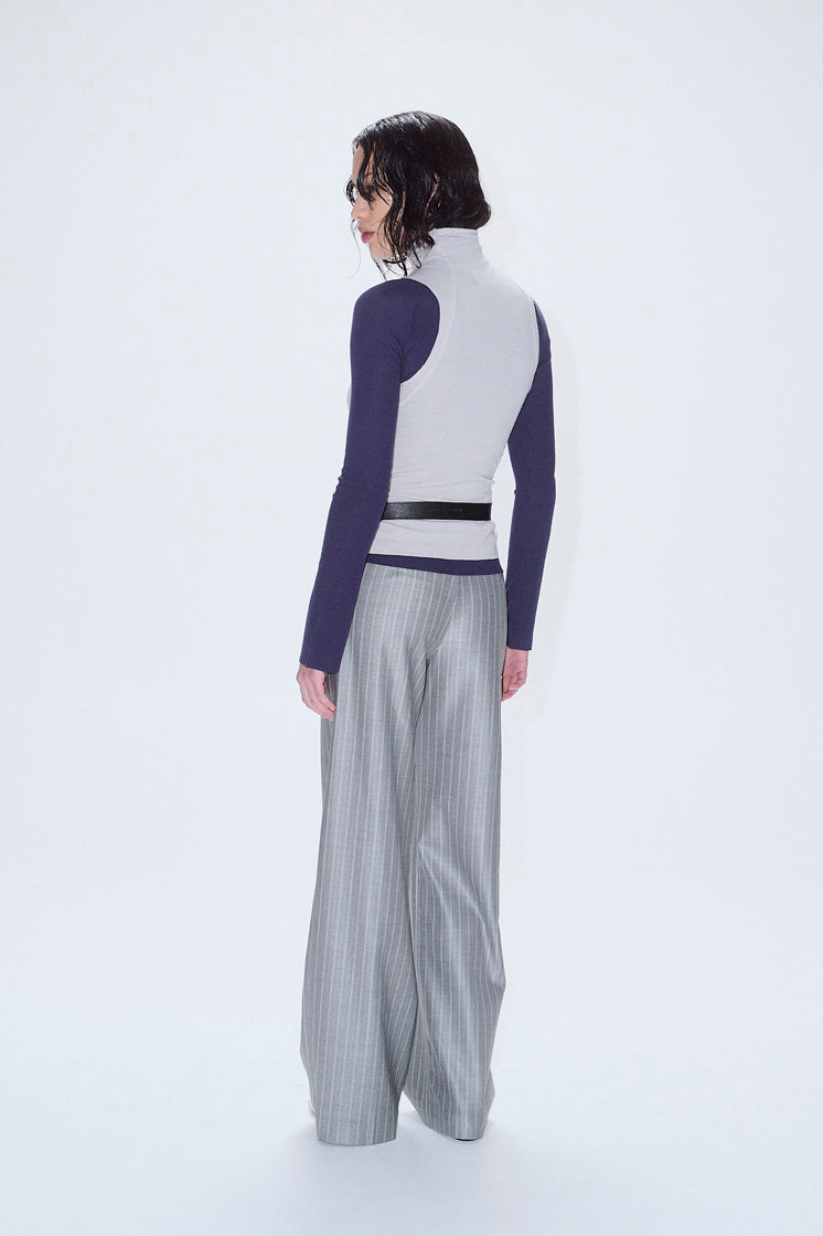 PV Spatial Trouser // Silver Stripe