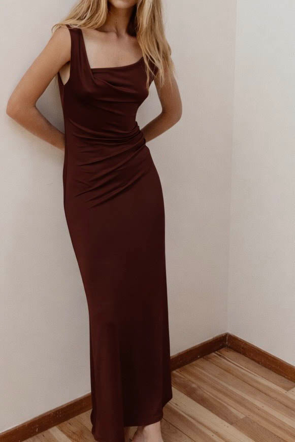 Dominique Healy Nevermind Dress // Espresso