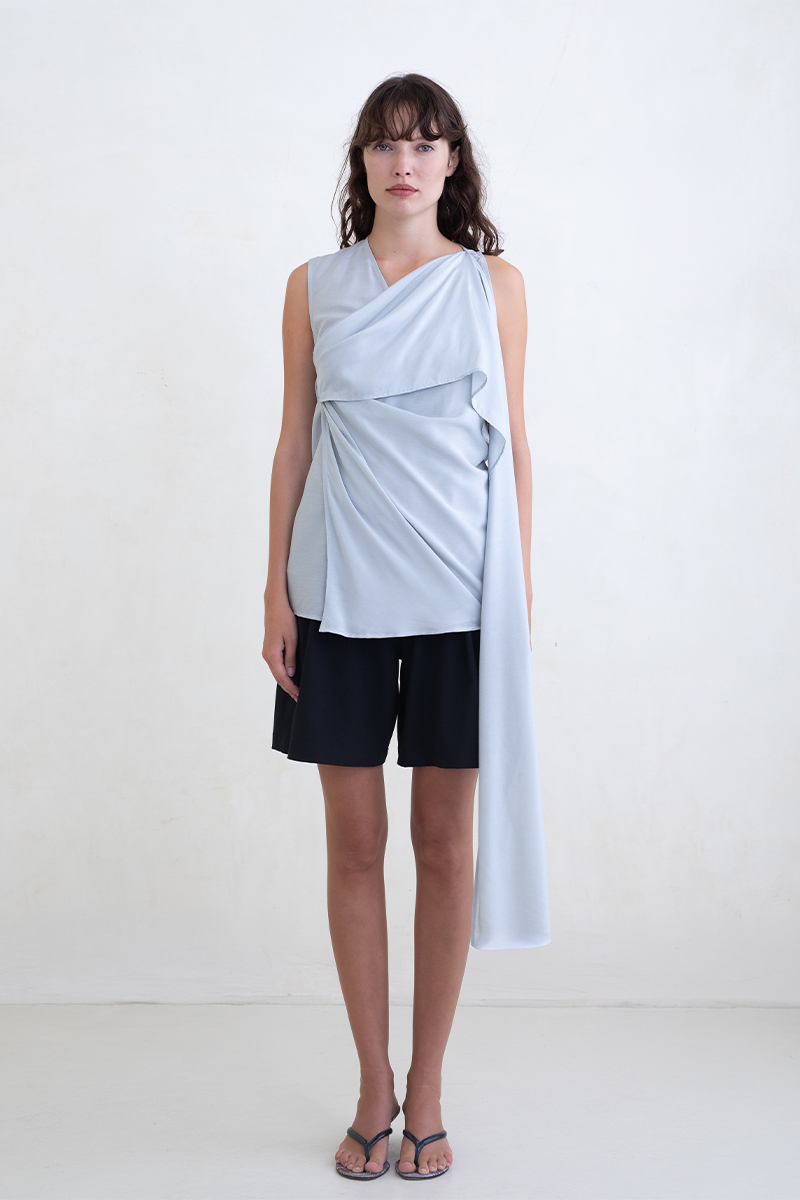Belle Anna Vale Top // Mist