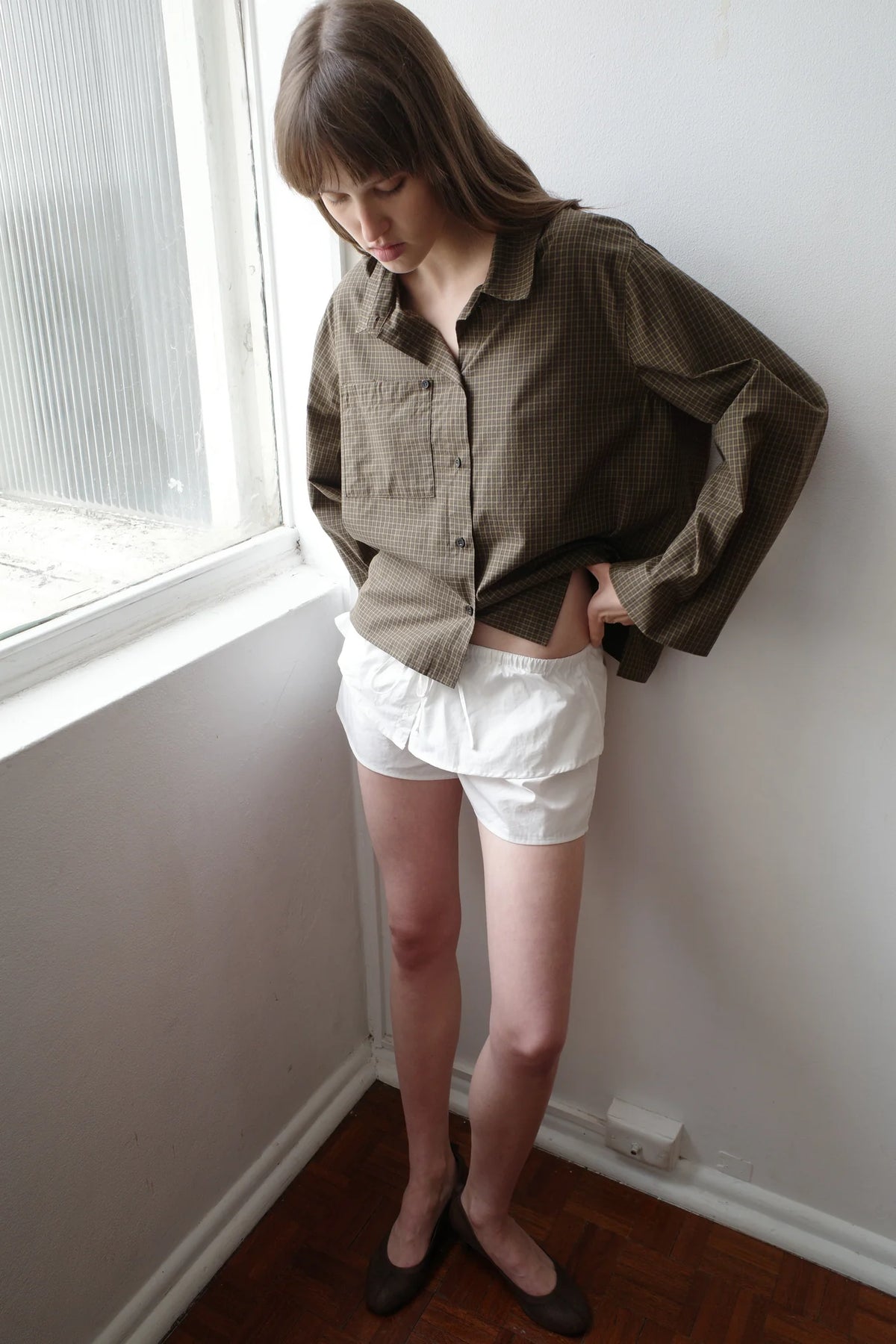 Deiji Studios Button Pocket Shirt // Garden Check