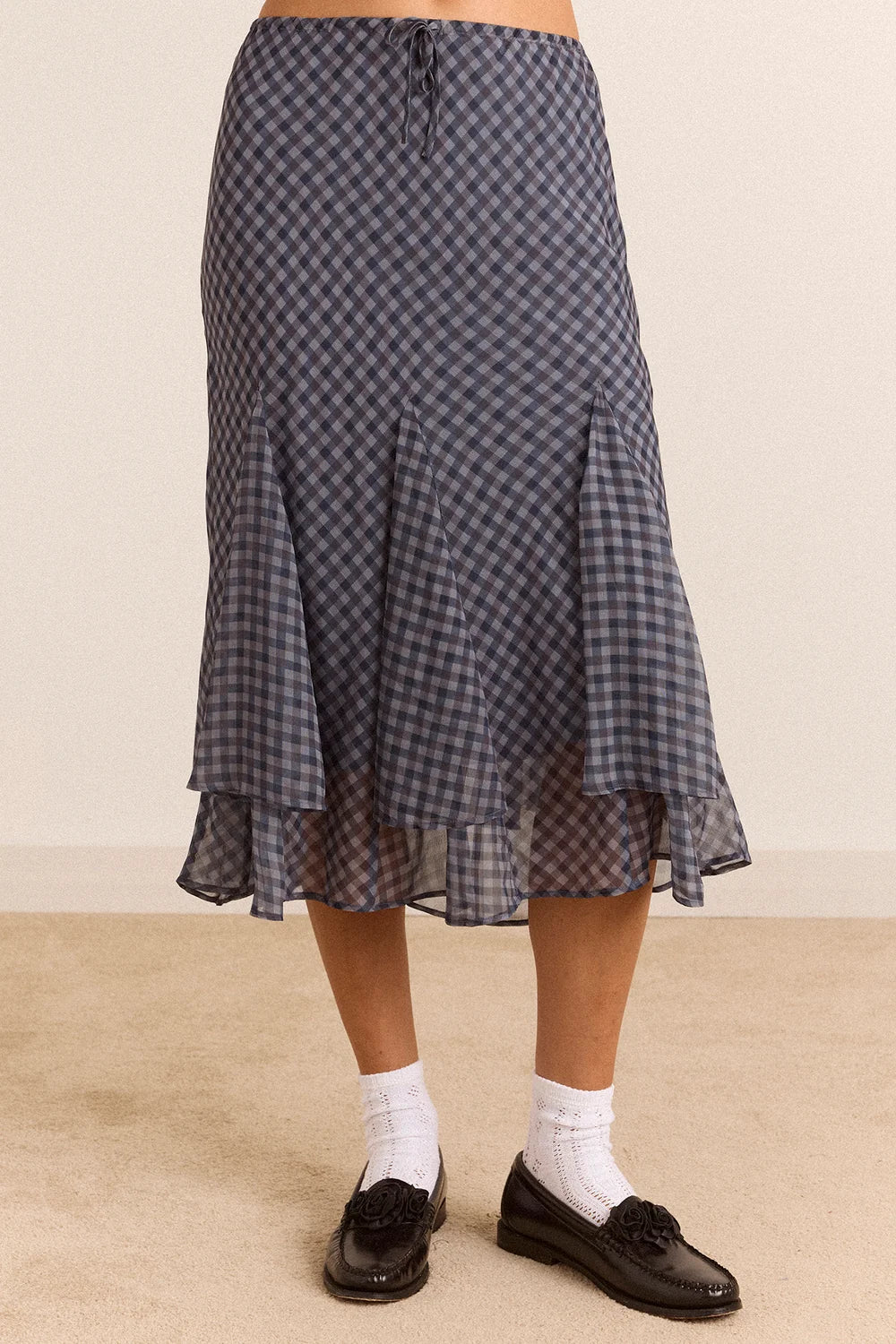 Damson Madder Rida Skirt // Sheer Willow Gingham
