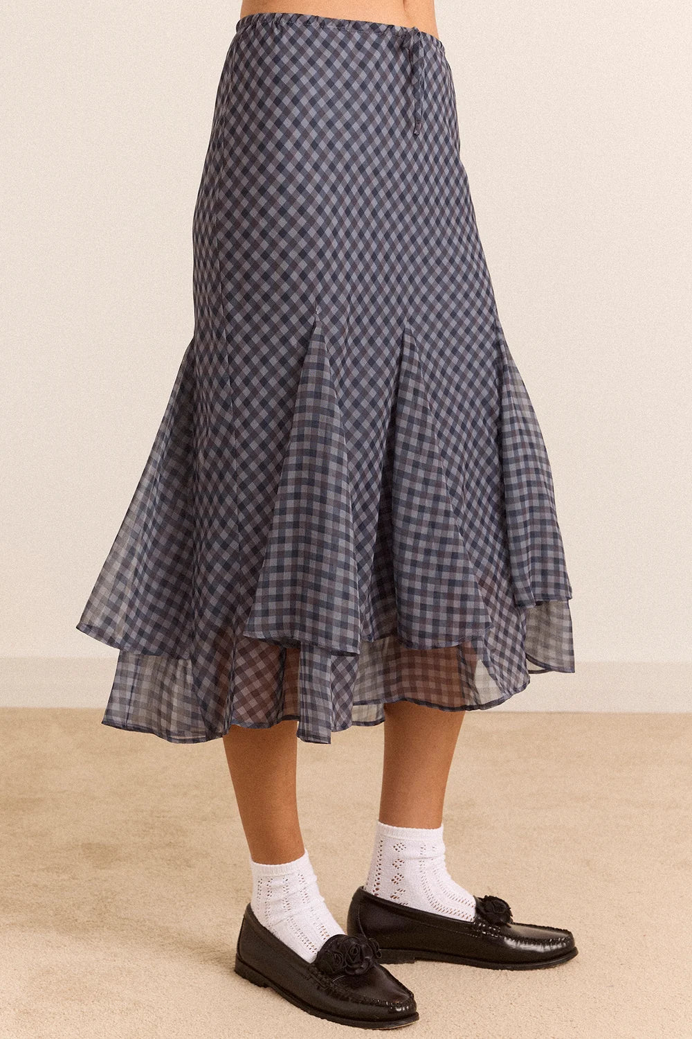 Damson Madder Rida Skirt // Sheer Willow Gingham