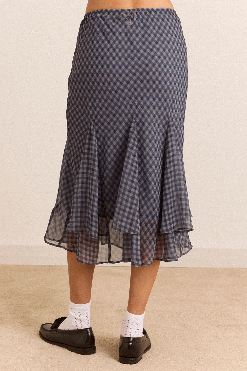 Damson Madder Rida Skirt // Sheer Willow Gingham