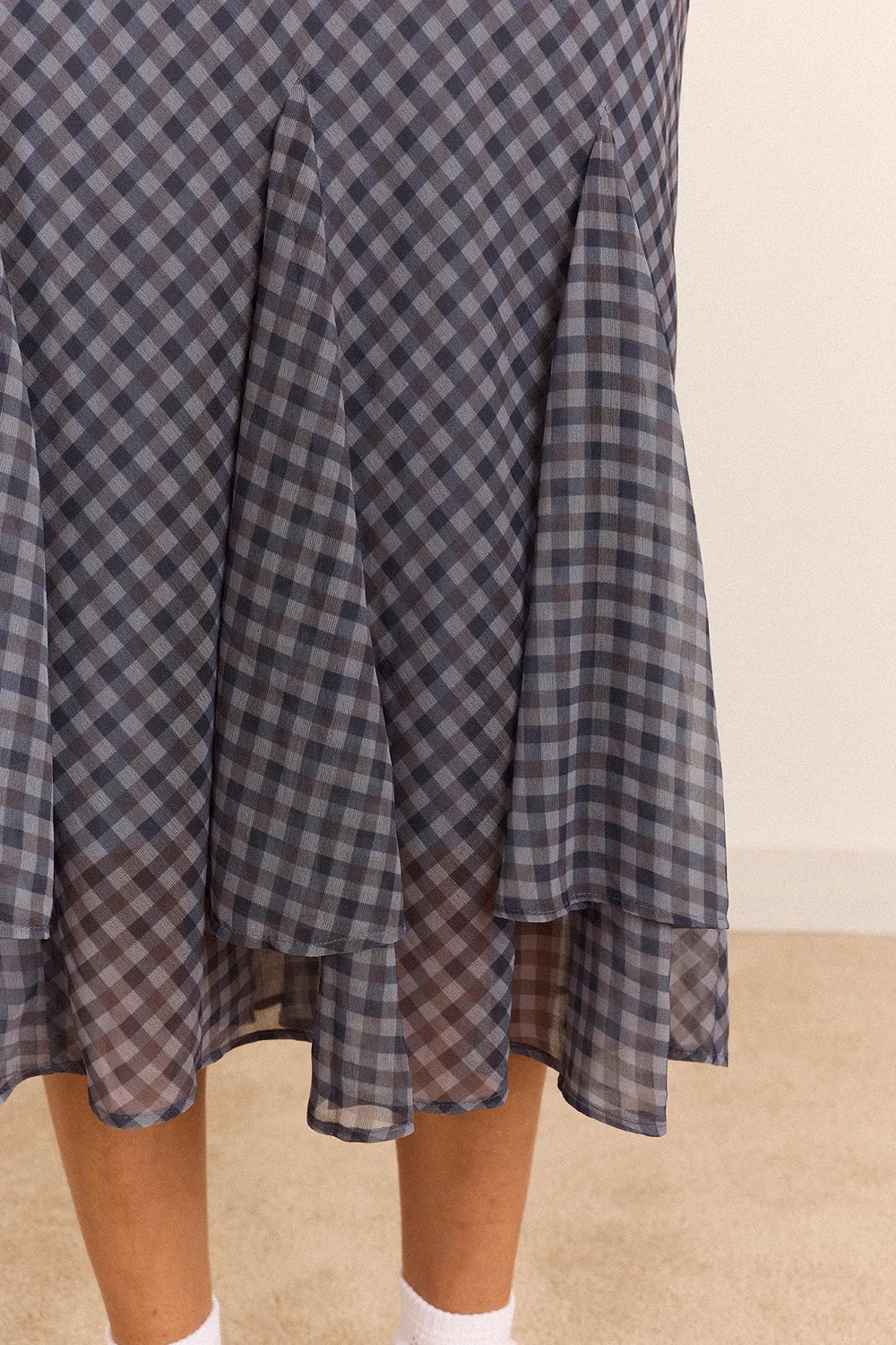 Damson Madder Rida Skirt // Sheer Willow Gingham