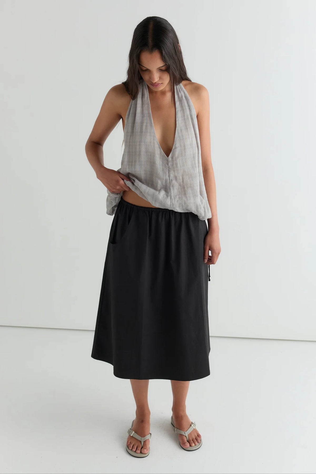 Deiji Studios Fall Skirt // Black