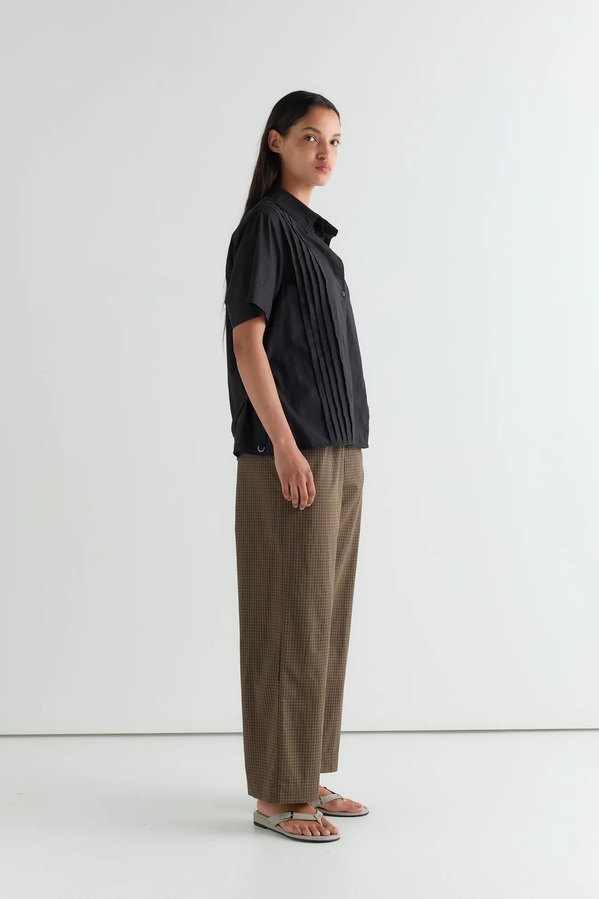Deiji Studios Ease Trouser // Garden Check