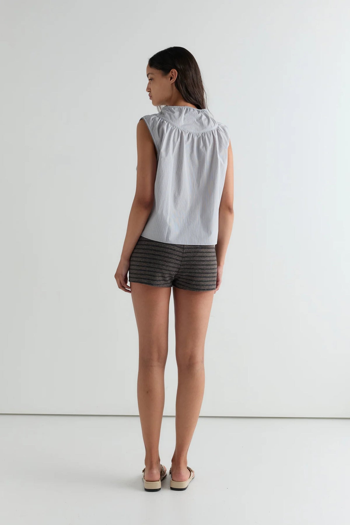 Deiji Studios Sleeveless Blouse // Dream Stripe