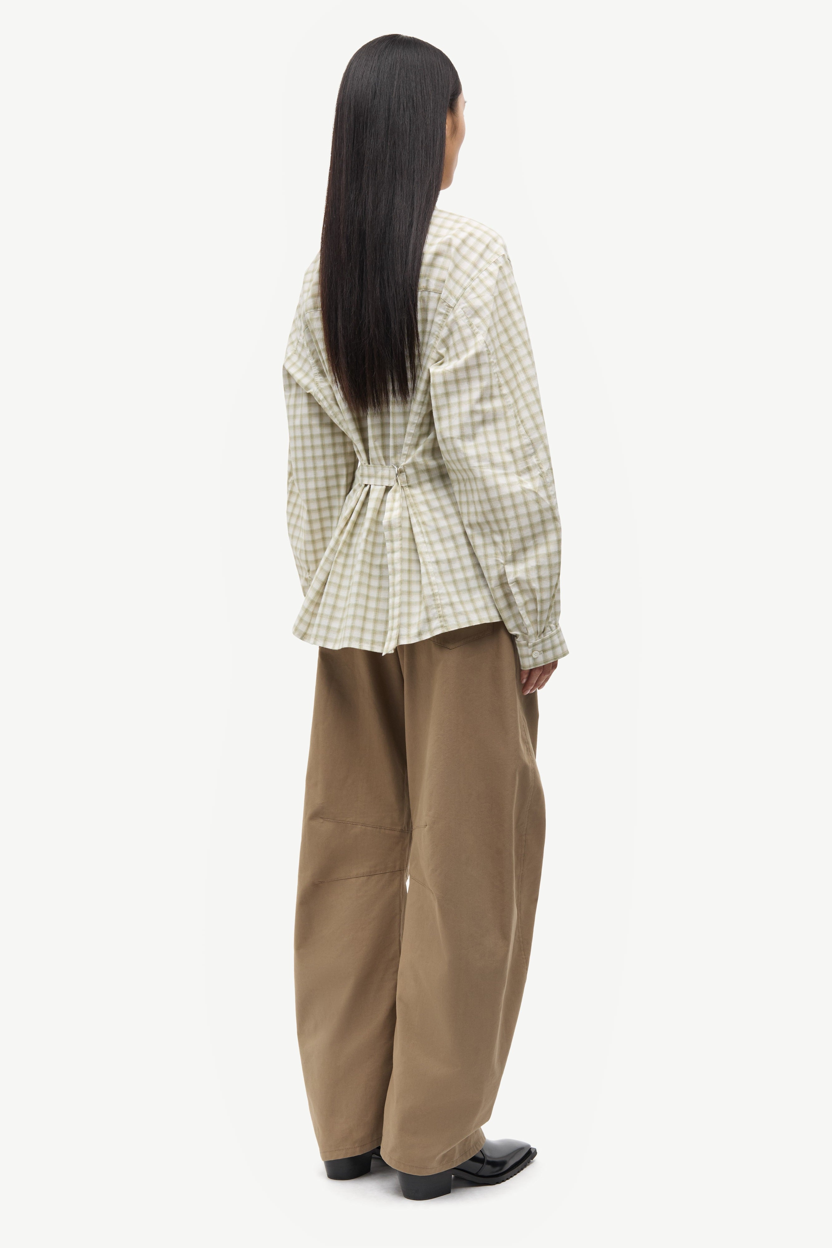 Samsøe Samsøe Saalesso Shirt // Mosstone Check