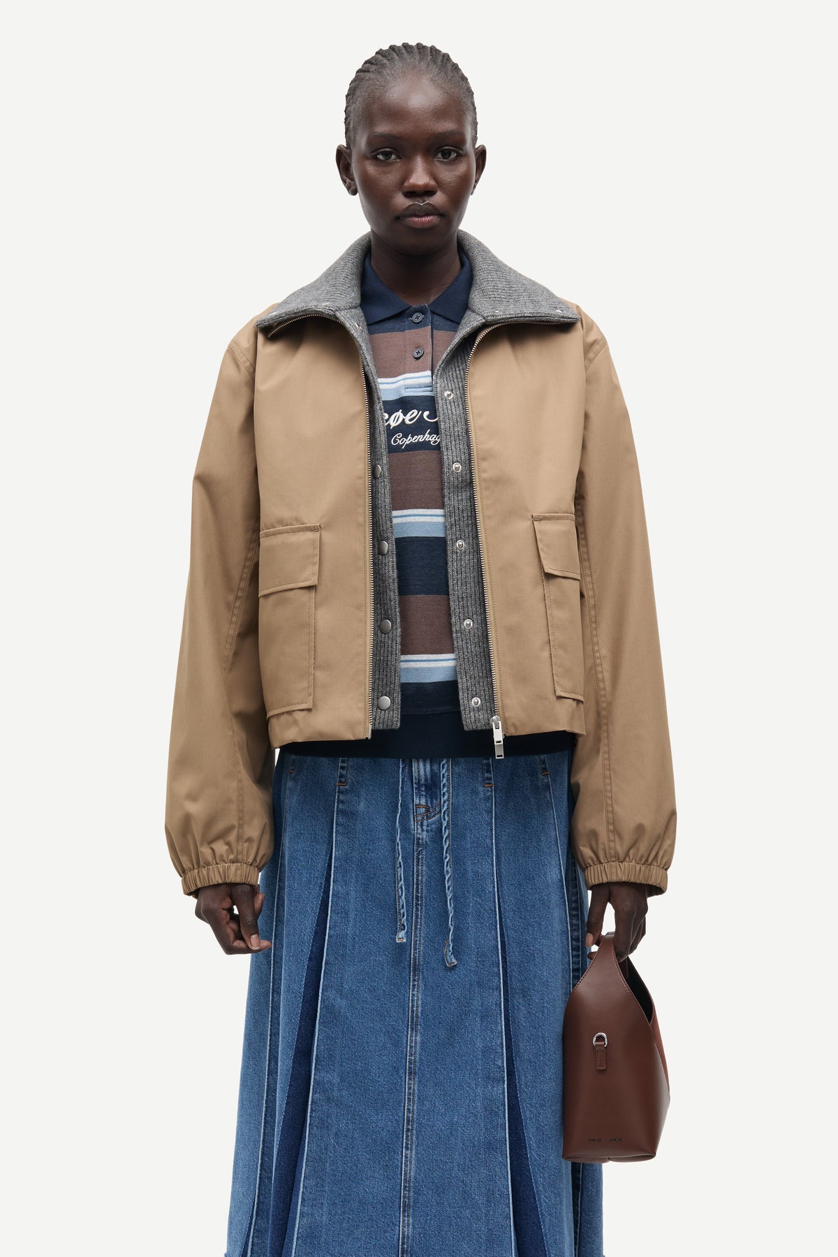 Samsøe Samsøe Sabianco Jacket // Lead Grey