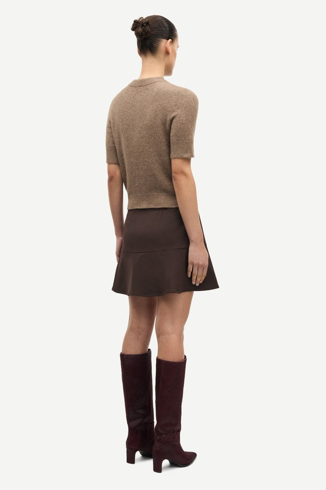Samsøe Samsøe Sacorla Skirt // Black Coffee