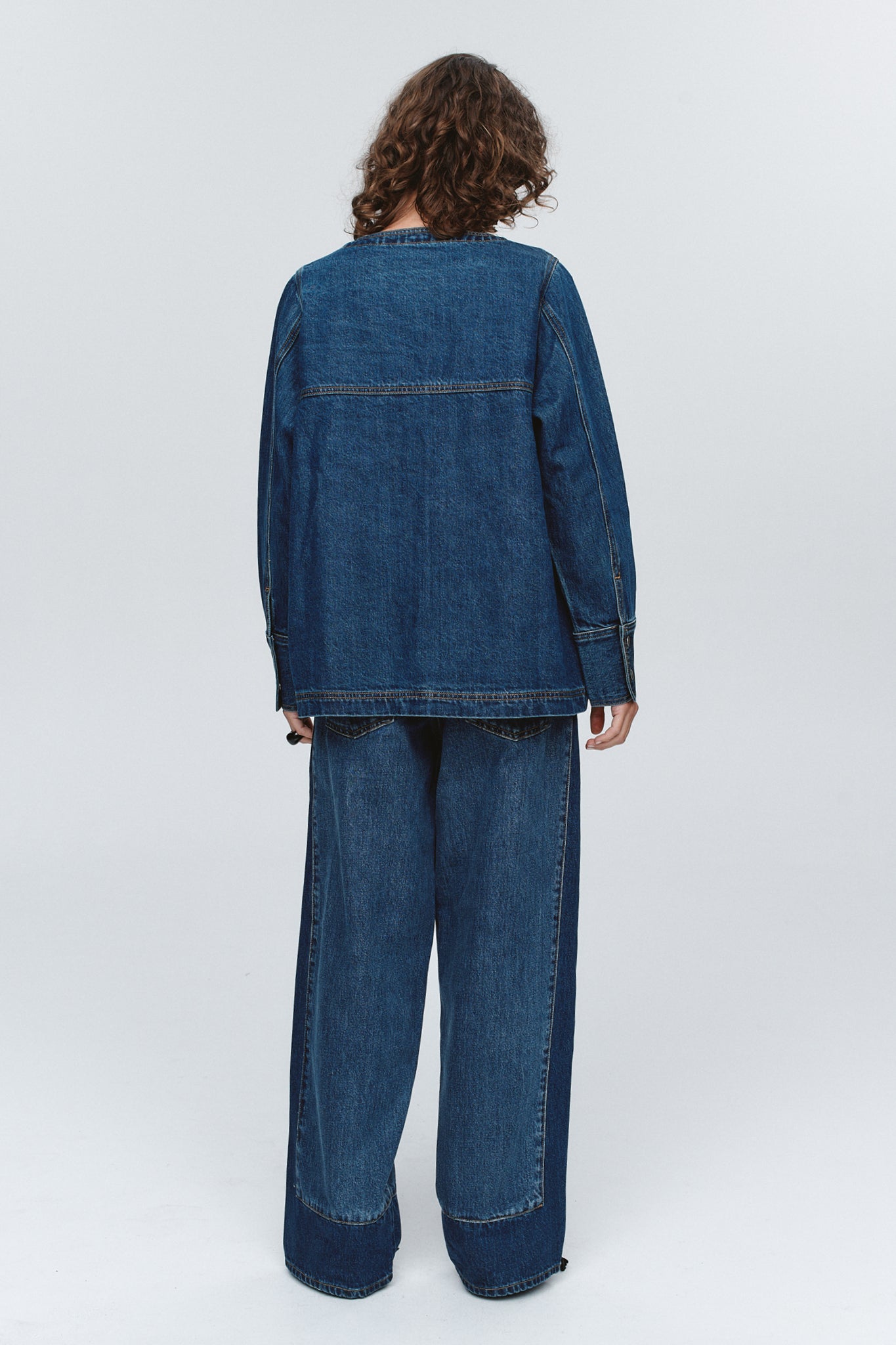 Marle Seam Shirt // Washed Indigo