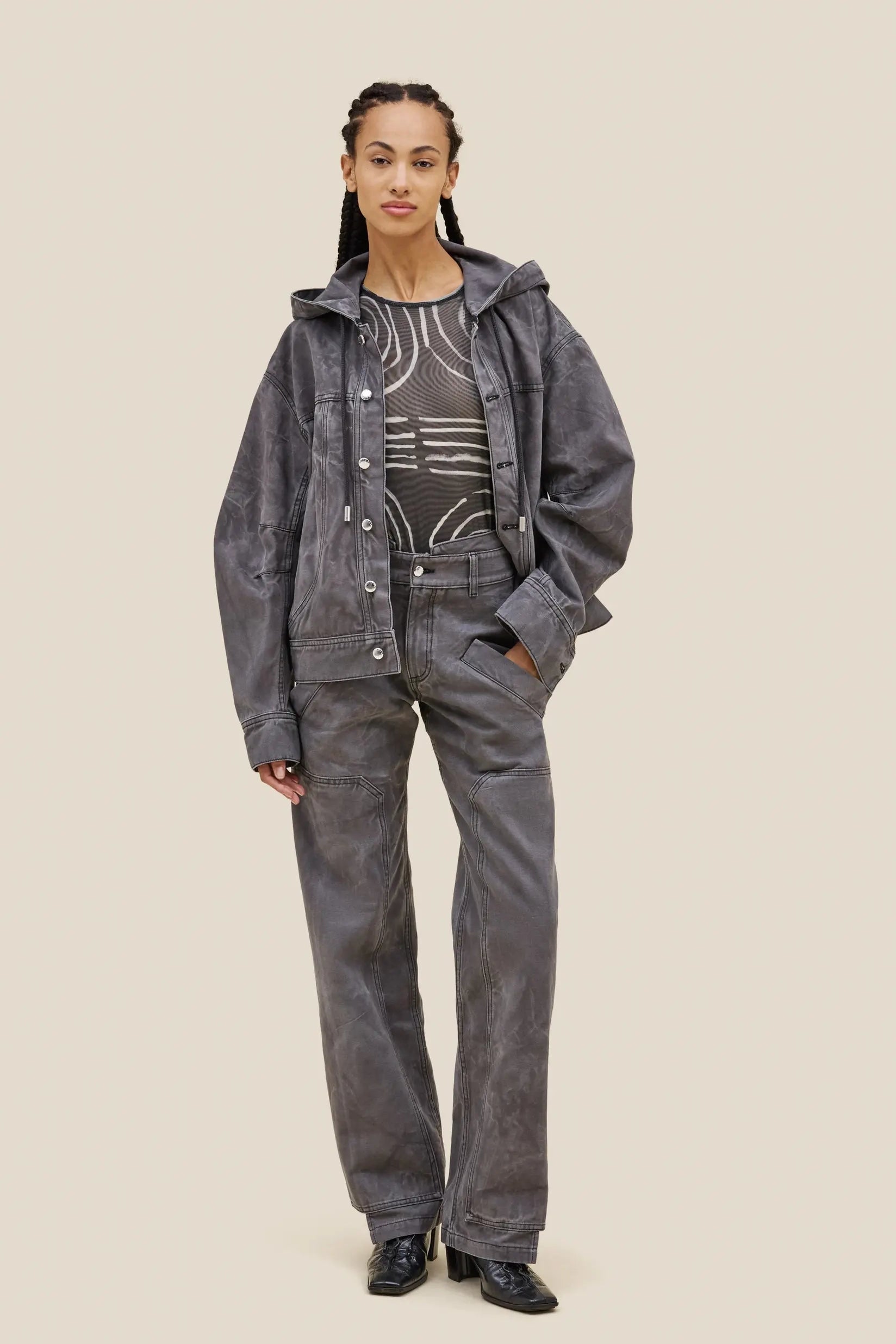 Eckhaus Latta Site Jacket // Slate