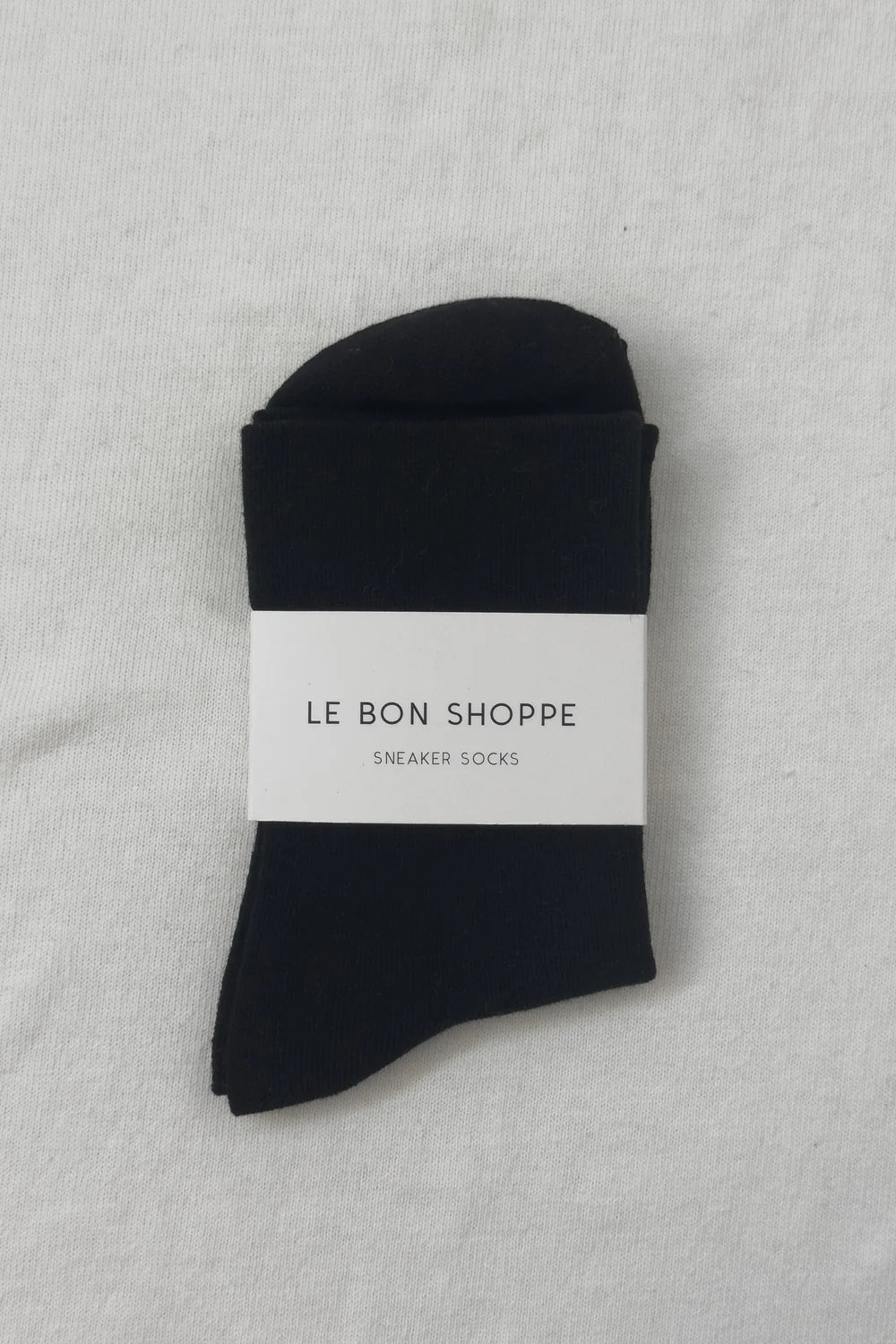 Le Bon Shoppe Sneaker Socks // True Black