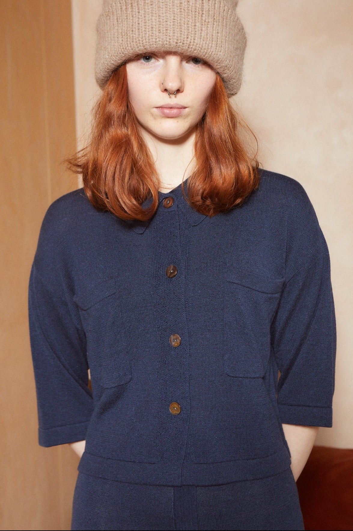 L.F. Markey Soren Top // Navy