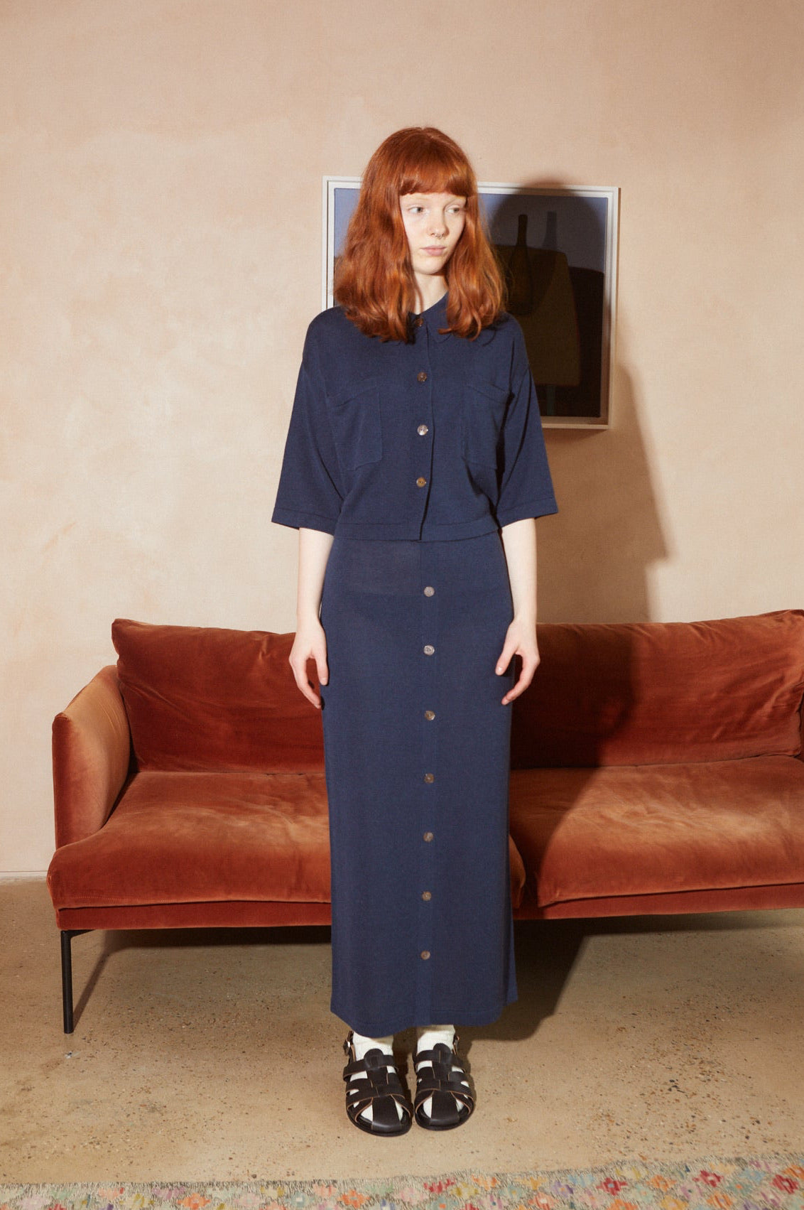 L.F. Markey Soren Top // Navy
