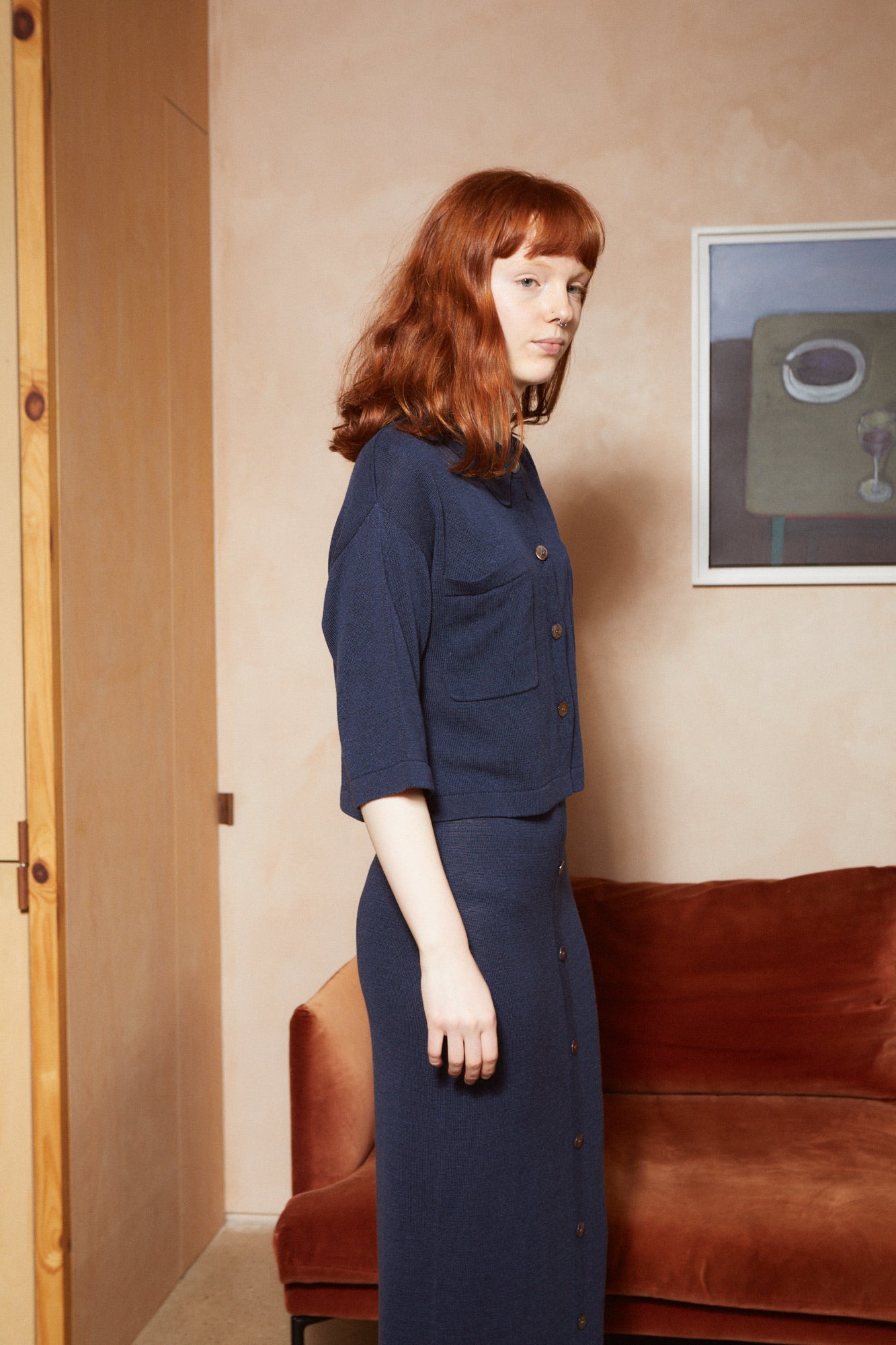 L.F. Markey Soren Top // Navy