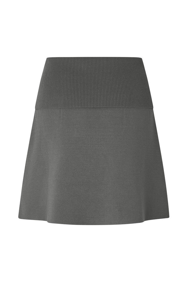 Samsøe Samsøe Saanne Skirt // Gunmetal
