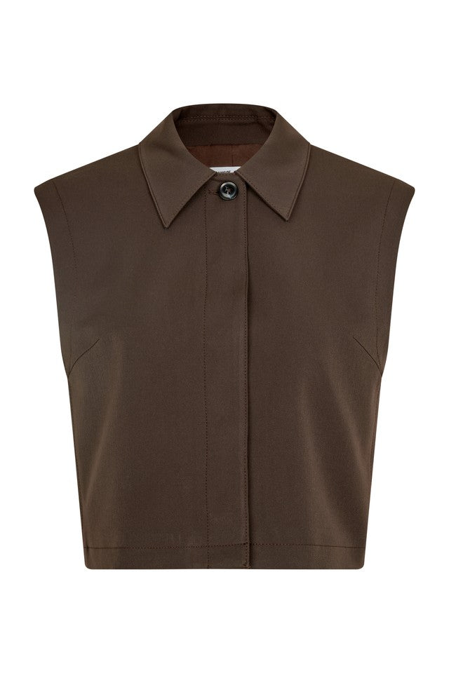 Samsøe Samsøe Saheaven Vest // Mulch