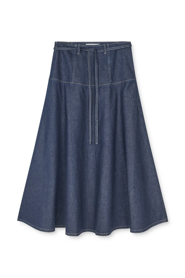 Samsøe Samsøe Satilly Skirt // Soft Denim