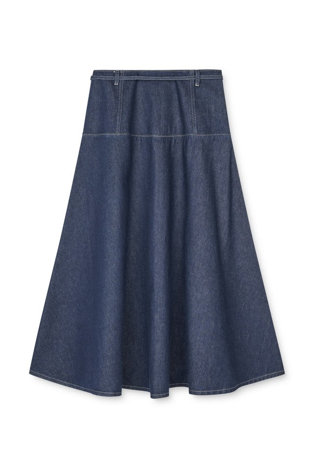 Samsøe Samsøe Satilly Skirt // Soft Denim