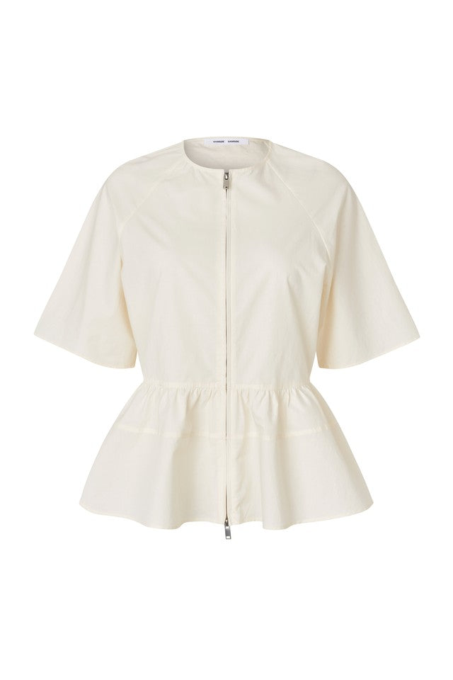 Samsøe Samsøe Satoman S/S Top // Egret