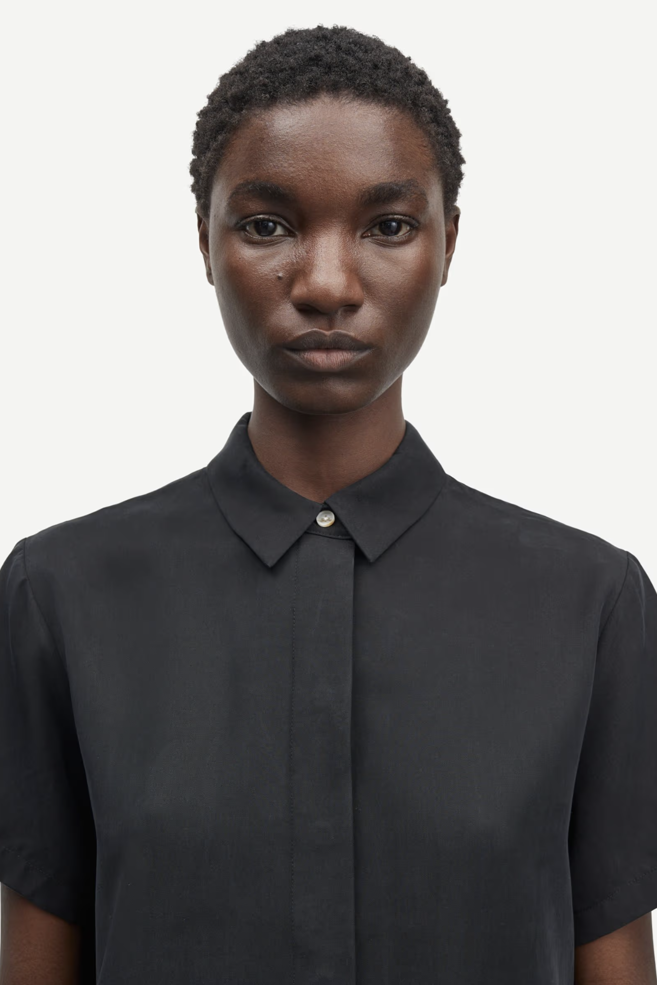 Samsøe Samsøe Mina S/S Shirt // Black