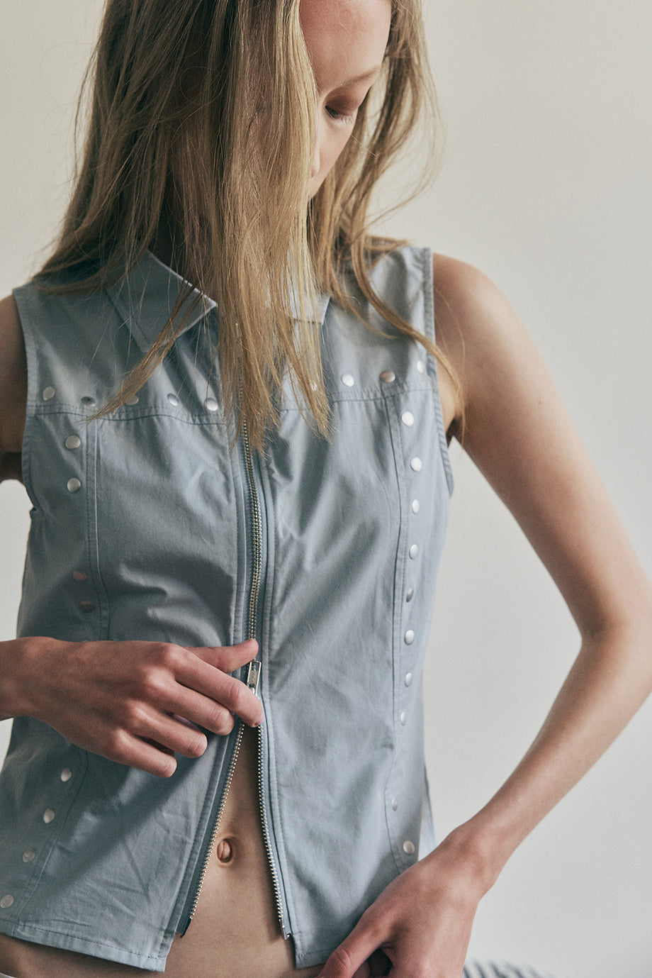 Muse Sela Shirt // Light Steel