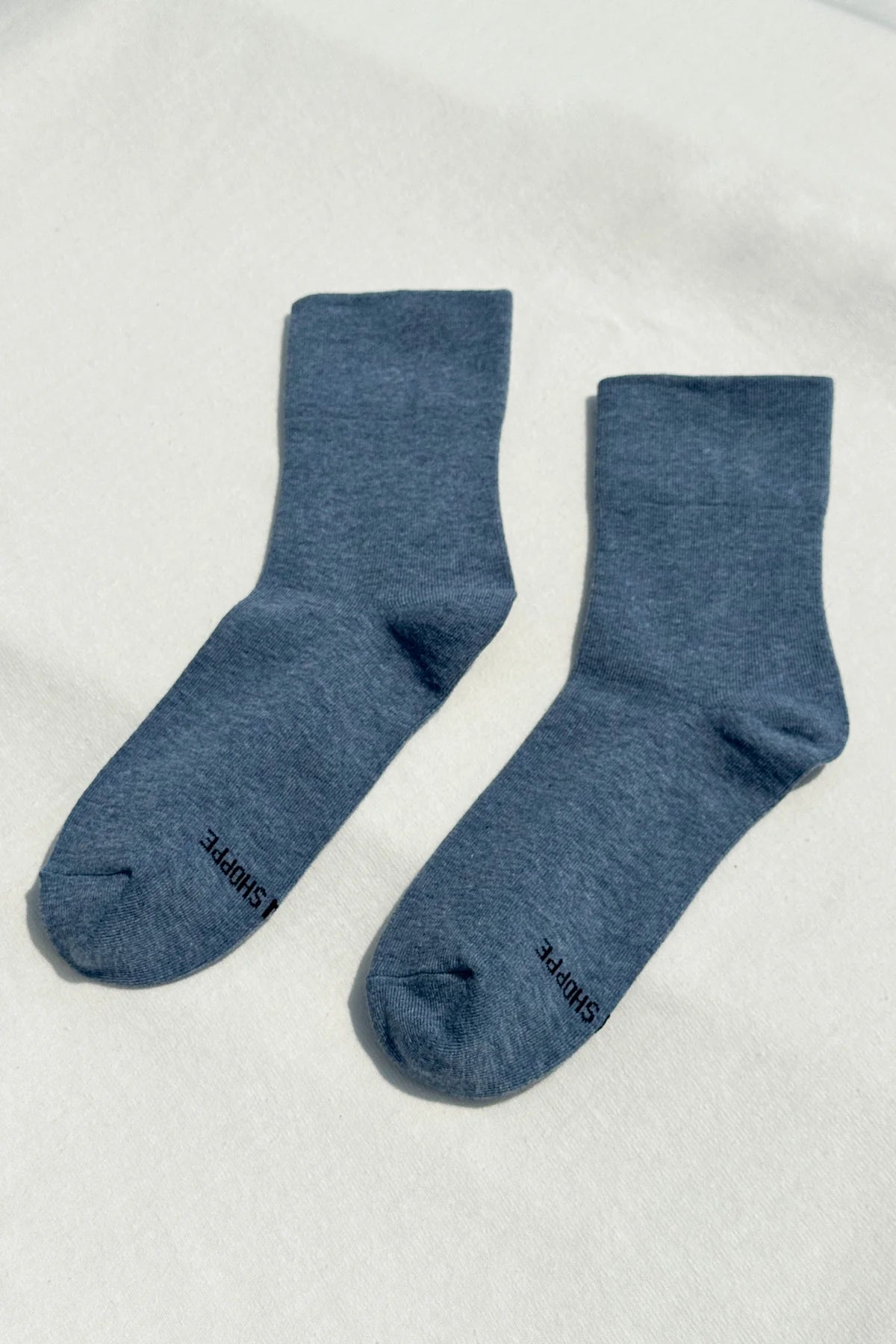 Le Bon Shoppe Sneaker Socks // Denim