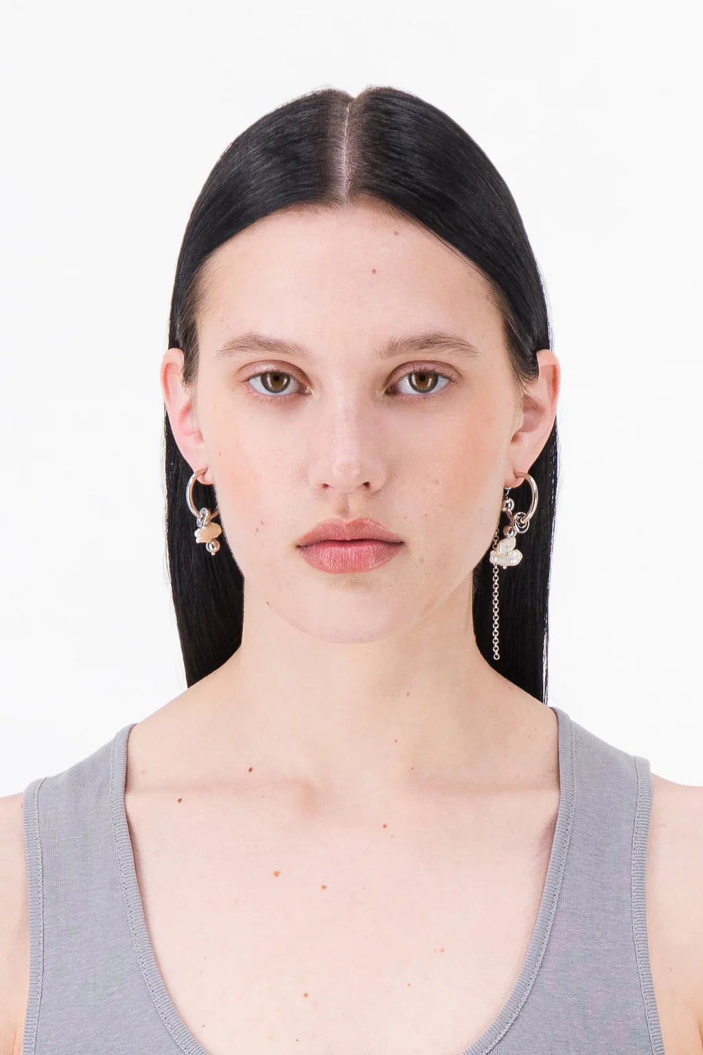 Justine Clenquet Sunny Earrings // Silver