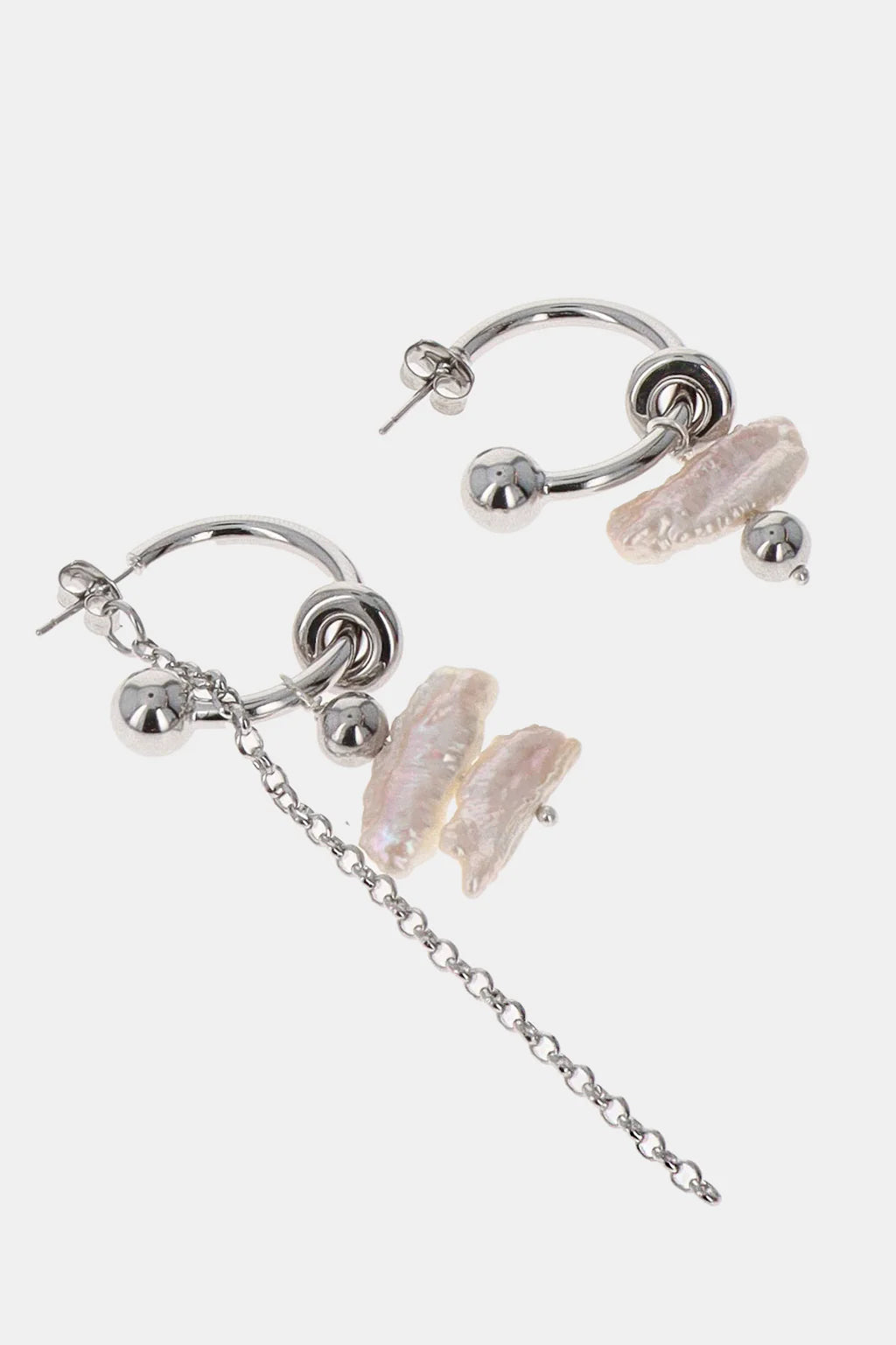 Justine Clenquet Sunny Earrings // Silver