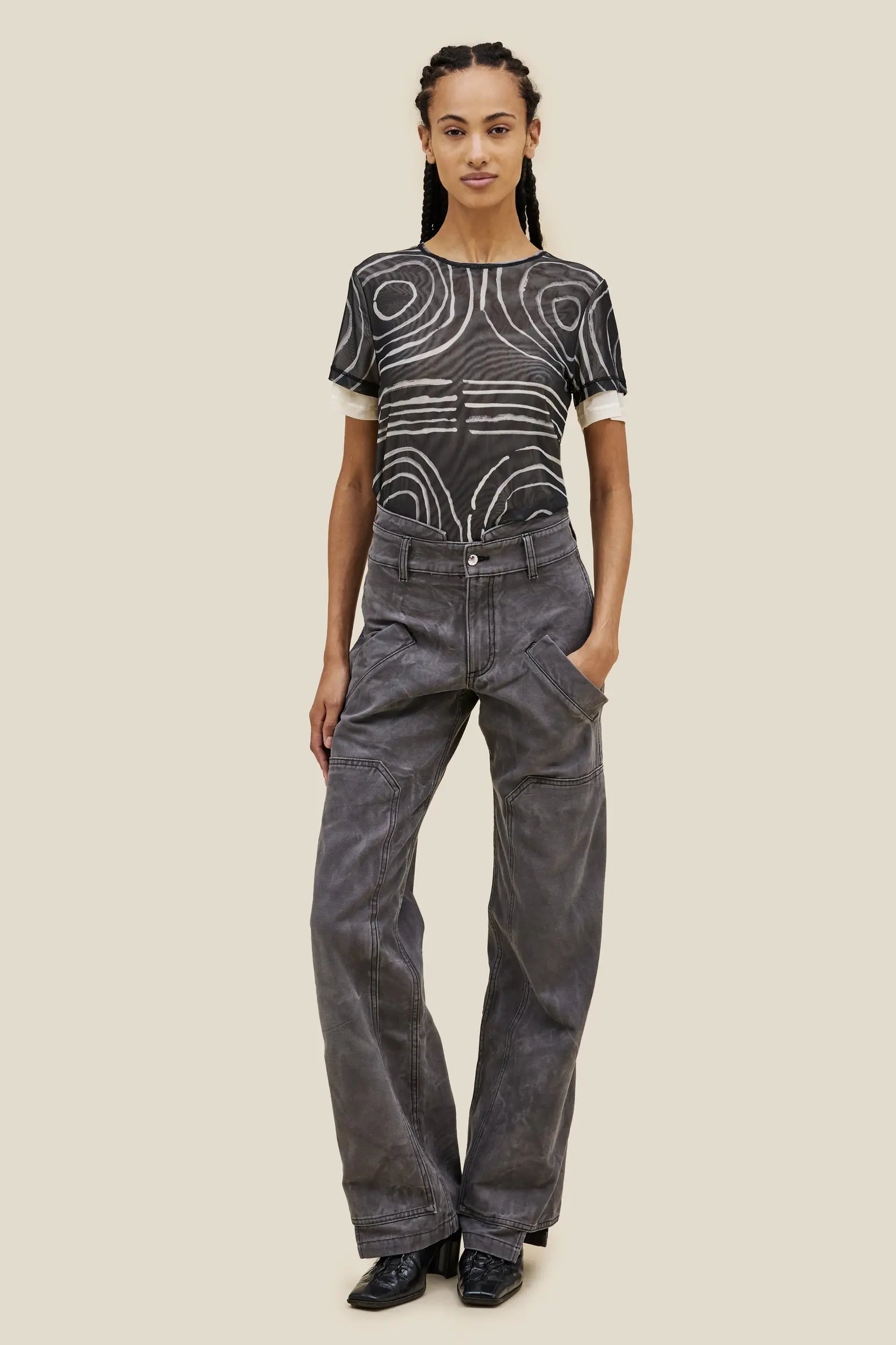 Eckhaus Latta Trace Jean // Slate