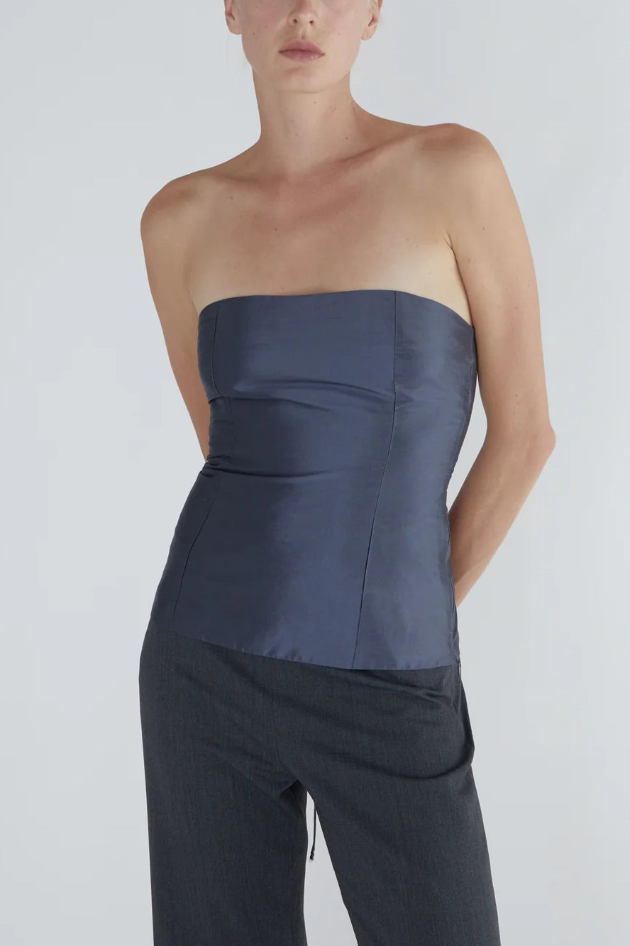 Paloma Wool Agnes Top // Greyish Blue