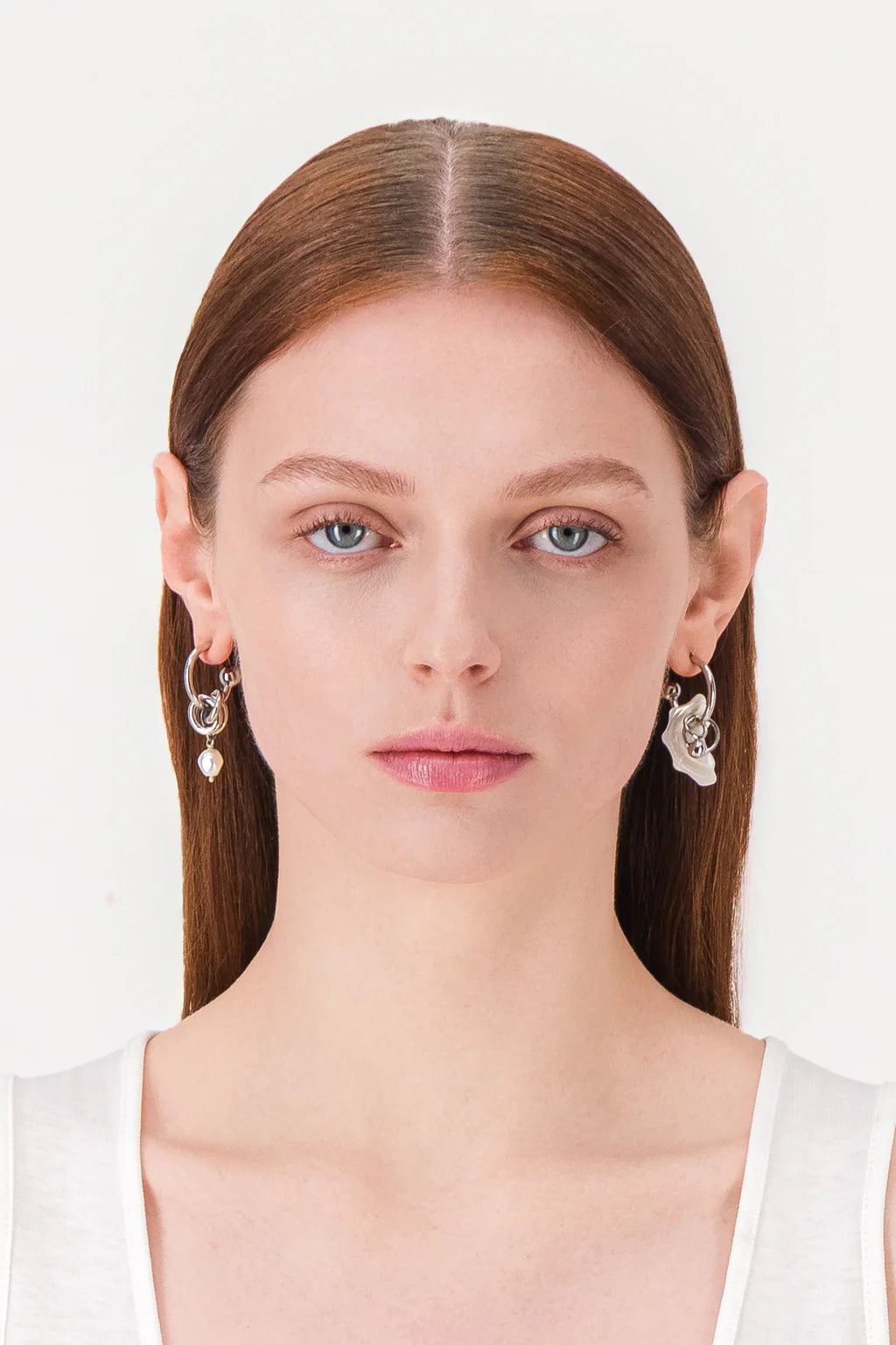 Justine Clenquet Tyler Earrings // Silver