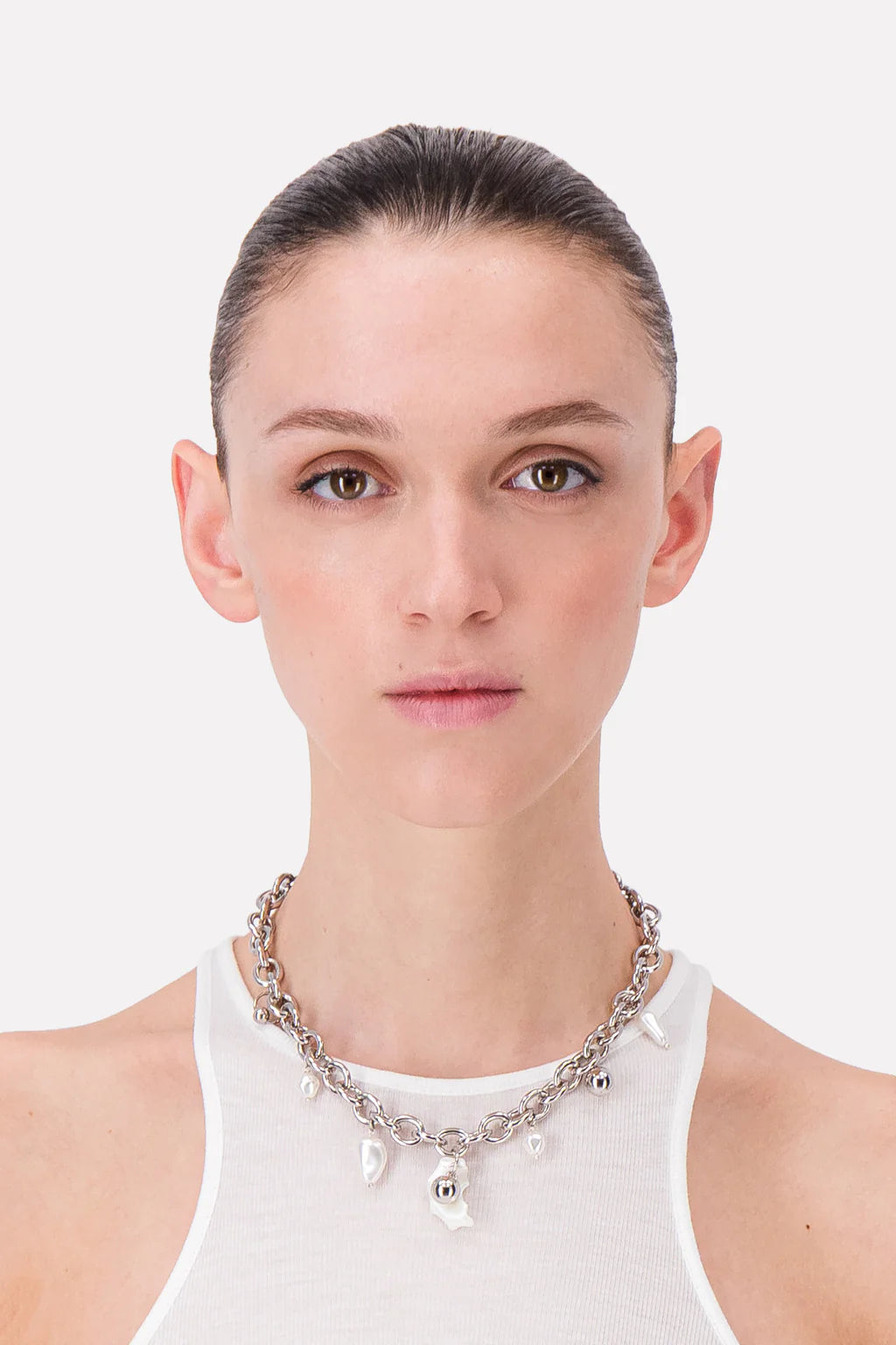 Justine Clenquet Tyler Necklace // Silver