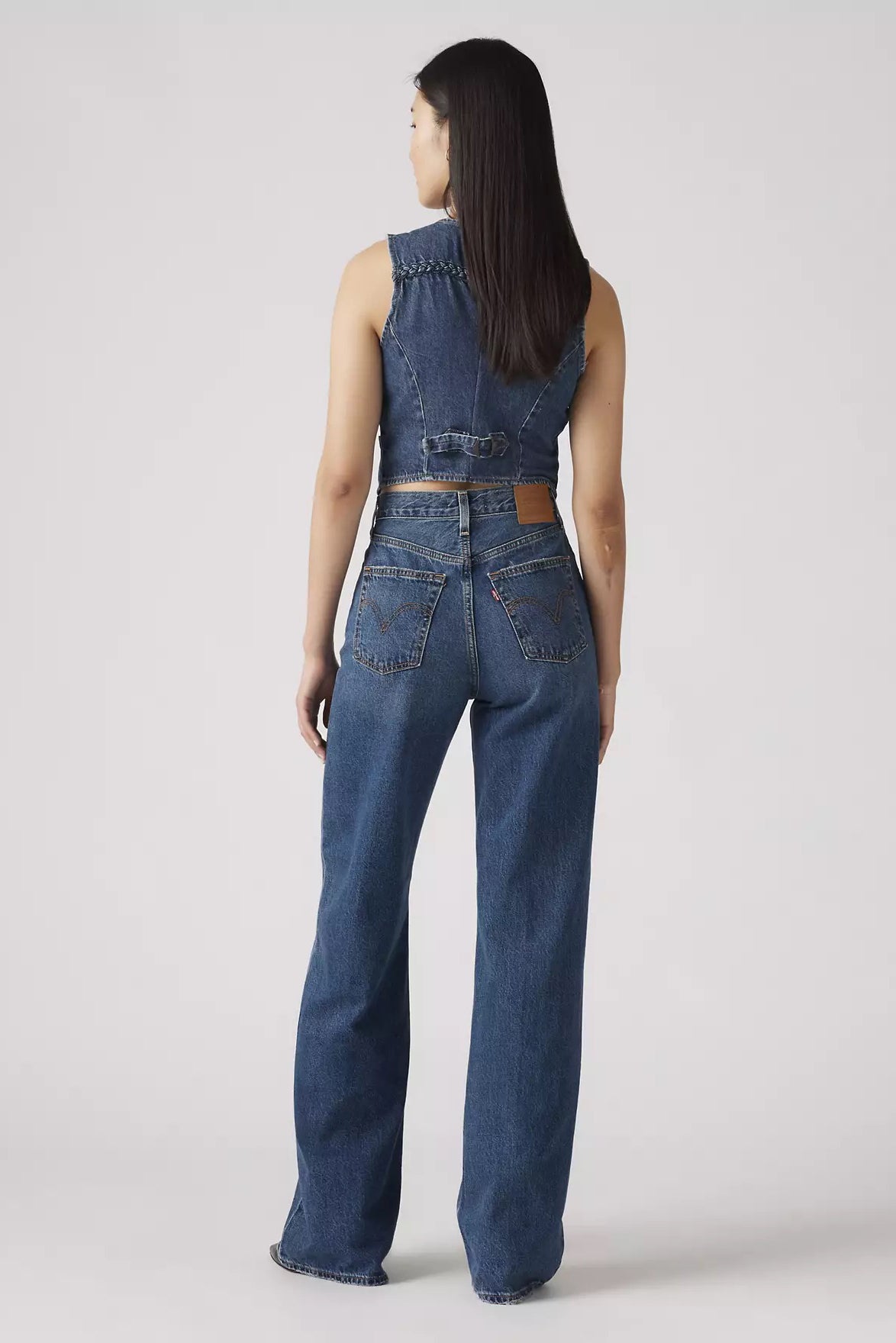 Levi's Ribcage Wide-Leg Jeans // Polar Perimeter