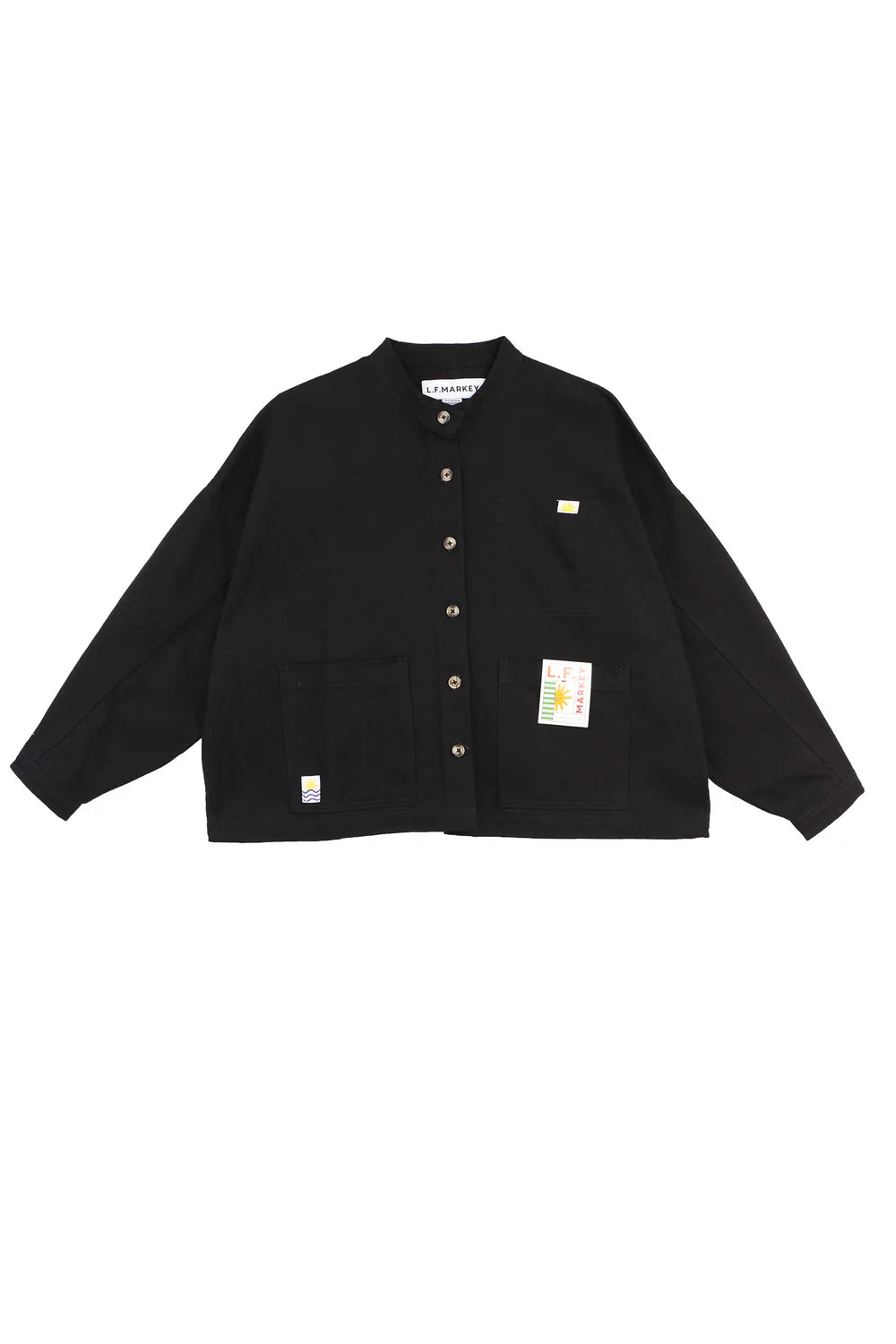 L.F. Markey Wide Chore Coat // Black