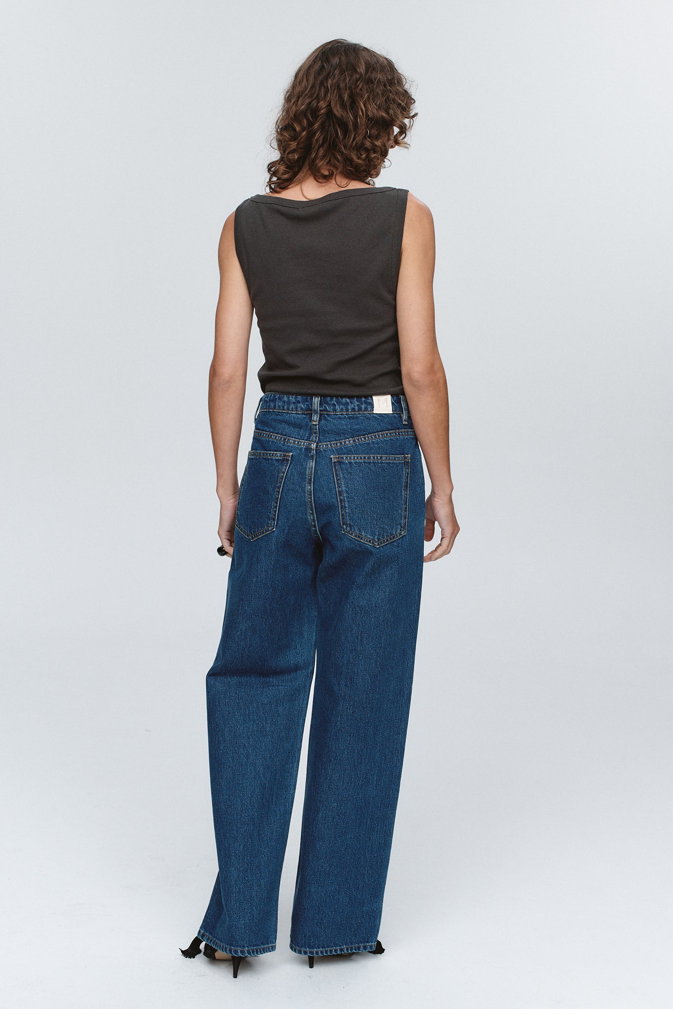 Marle Wide Leg Jean // Washed Indigo