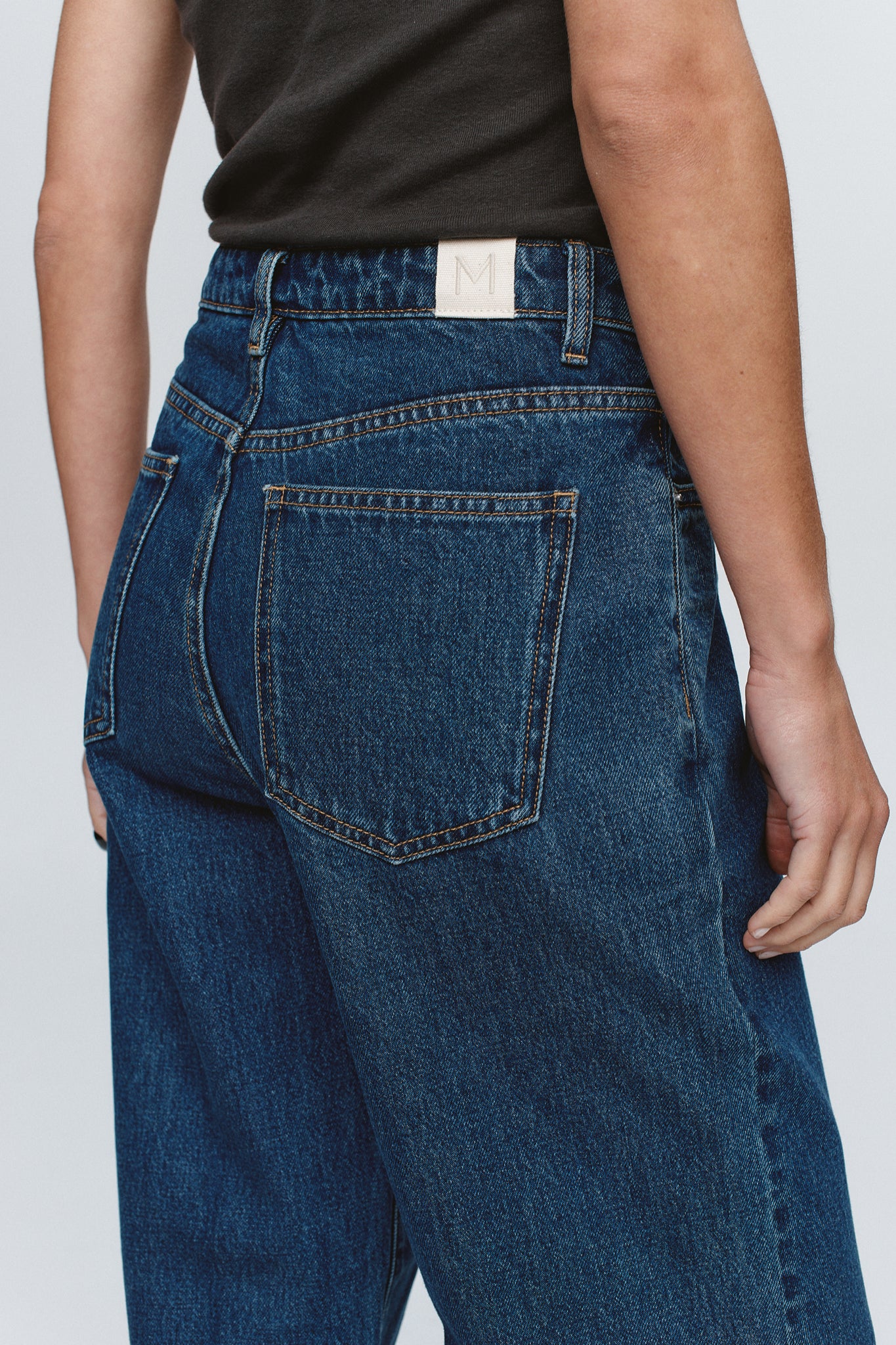 Marle Wide Leg Jean // Washed Indigo