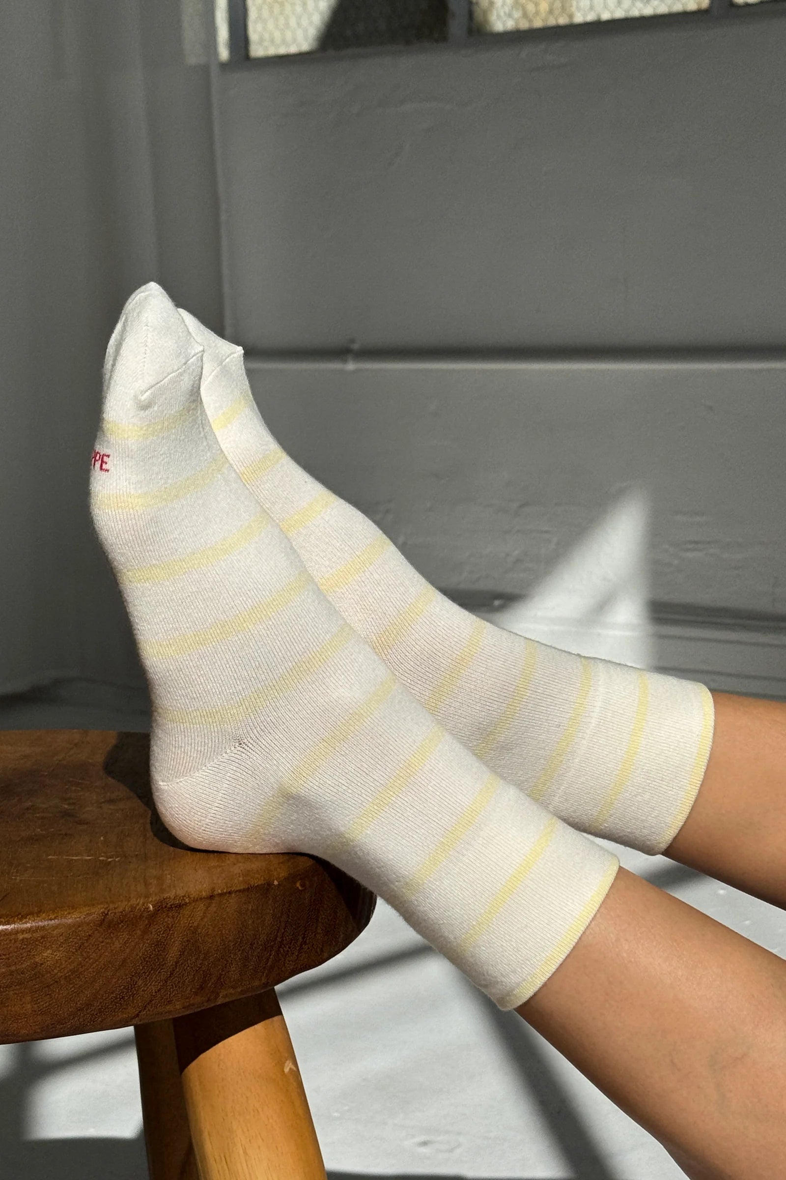 Le Bon Shoppe Wally Socks // Lemon