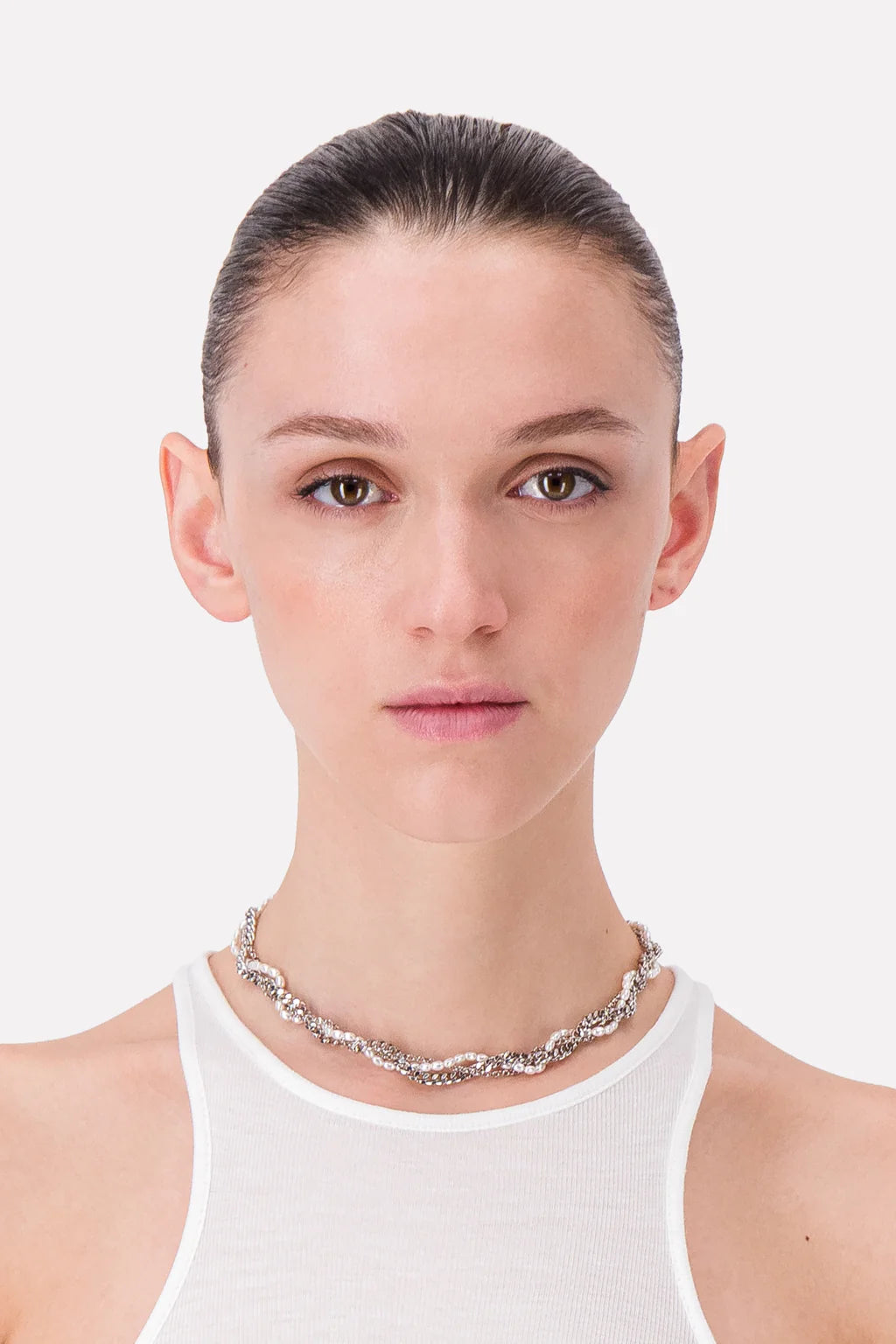 Justine Clenquet Yumi Necklace // Silver