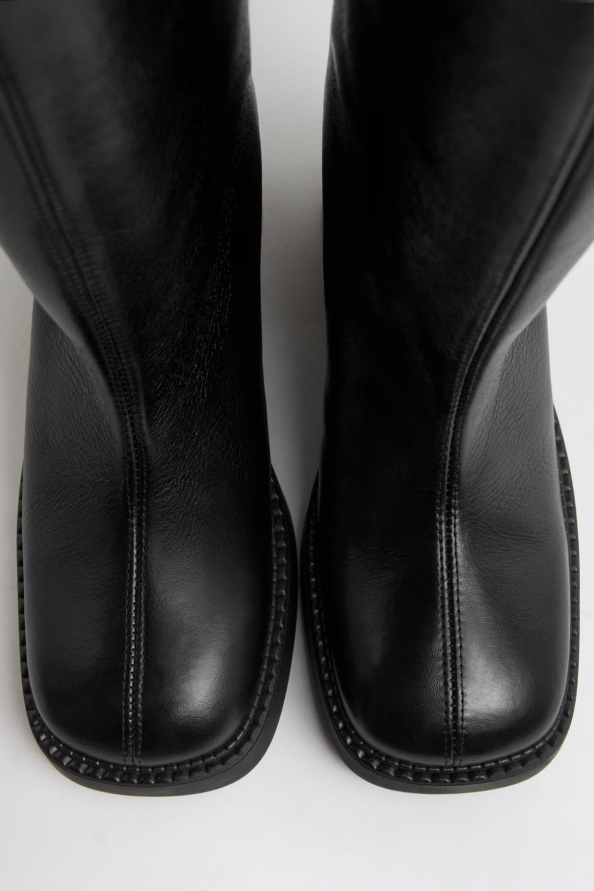 Miista Izolda Zipper Tall Boots // Black
