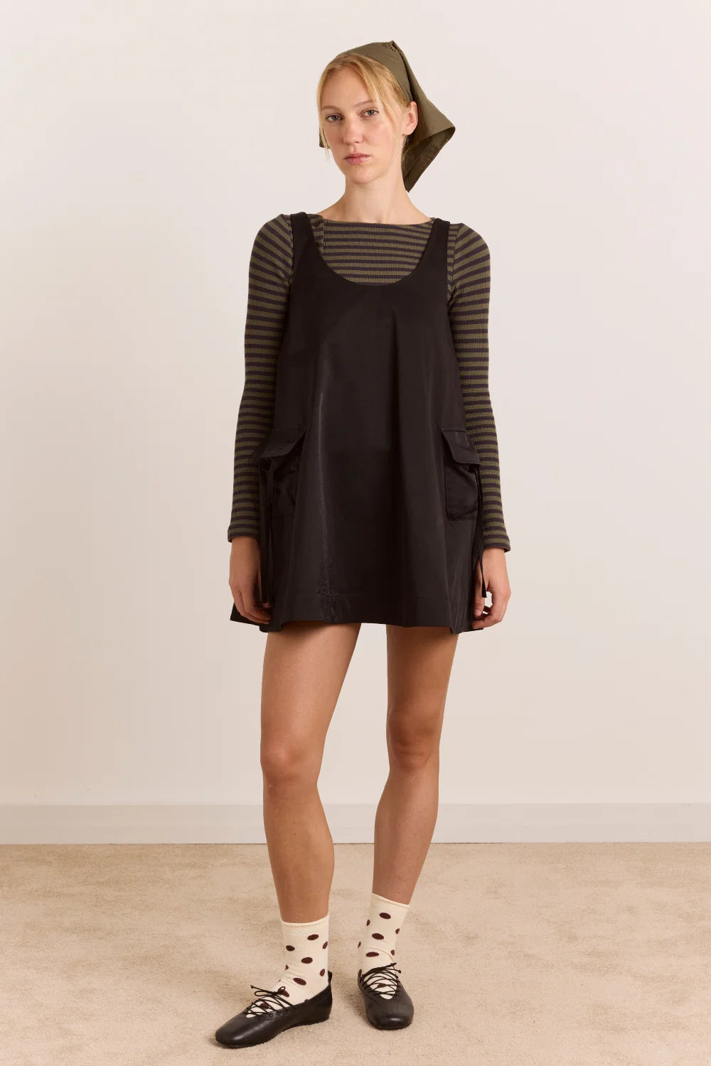 Damson Madder Cairo Mini Dress // Black
