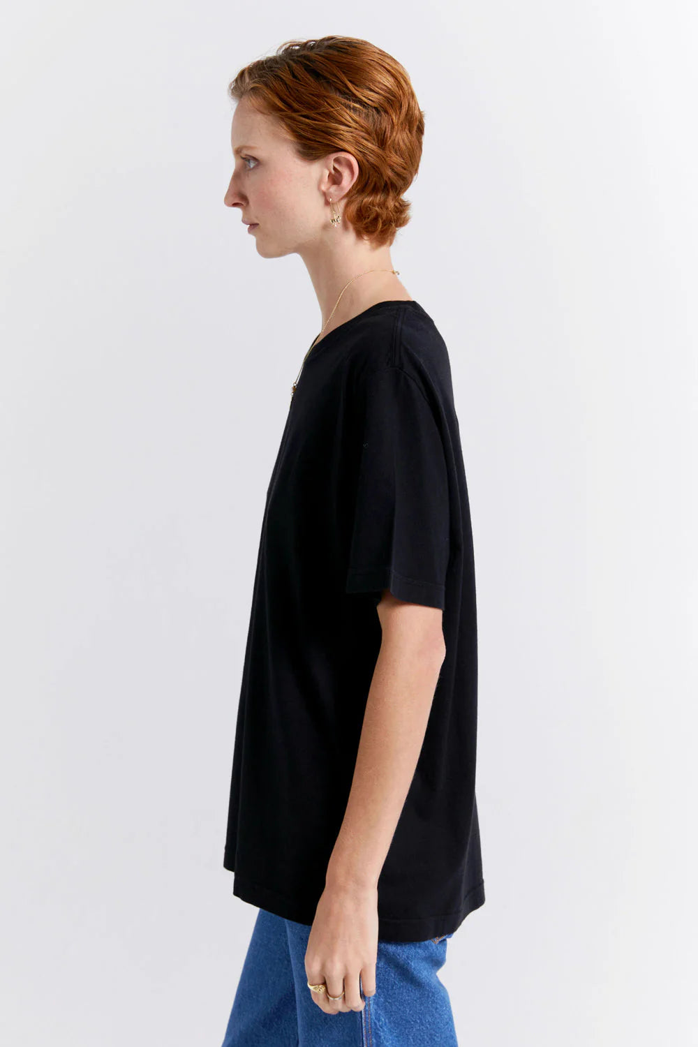 Karen Walker Classic Organic Tee // Black