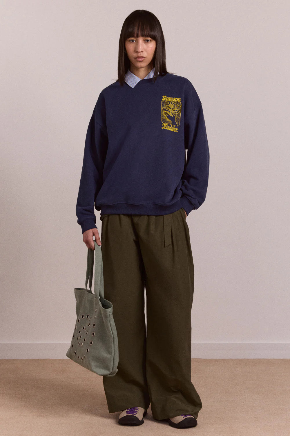 Damson Madder Daily Rituals Sweatshirt // Navy