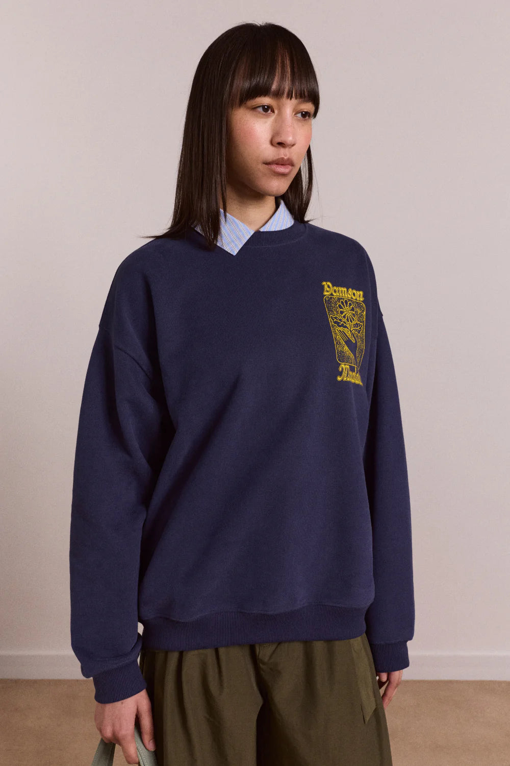 Damson Madder Daily Rituals Sweatshirt // Navy
