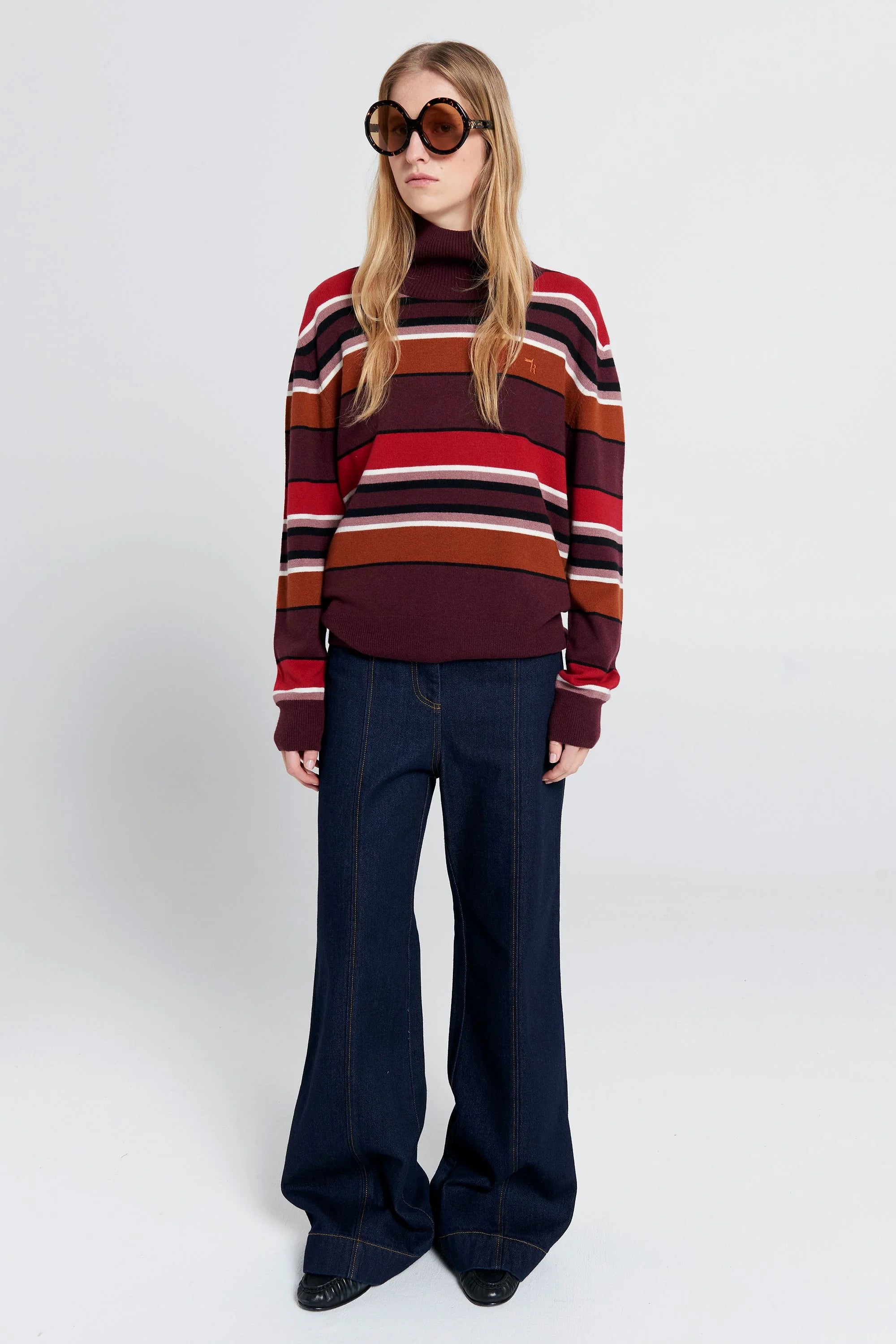 Karen Walker Margot Sweater // Poppy Stripe