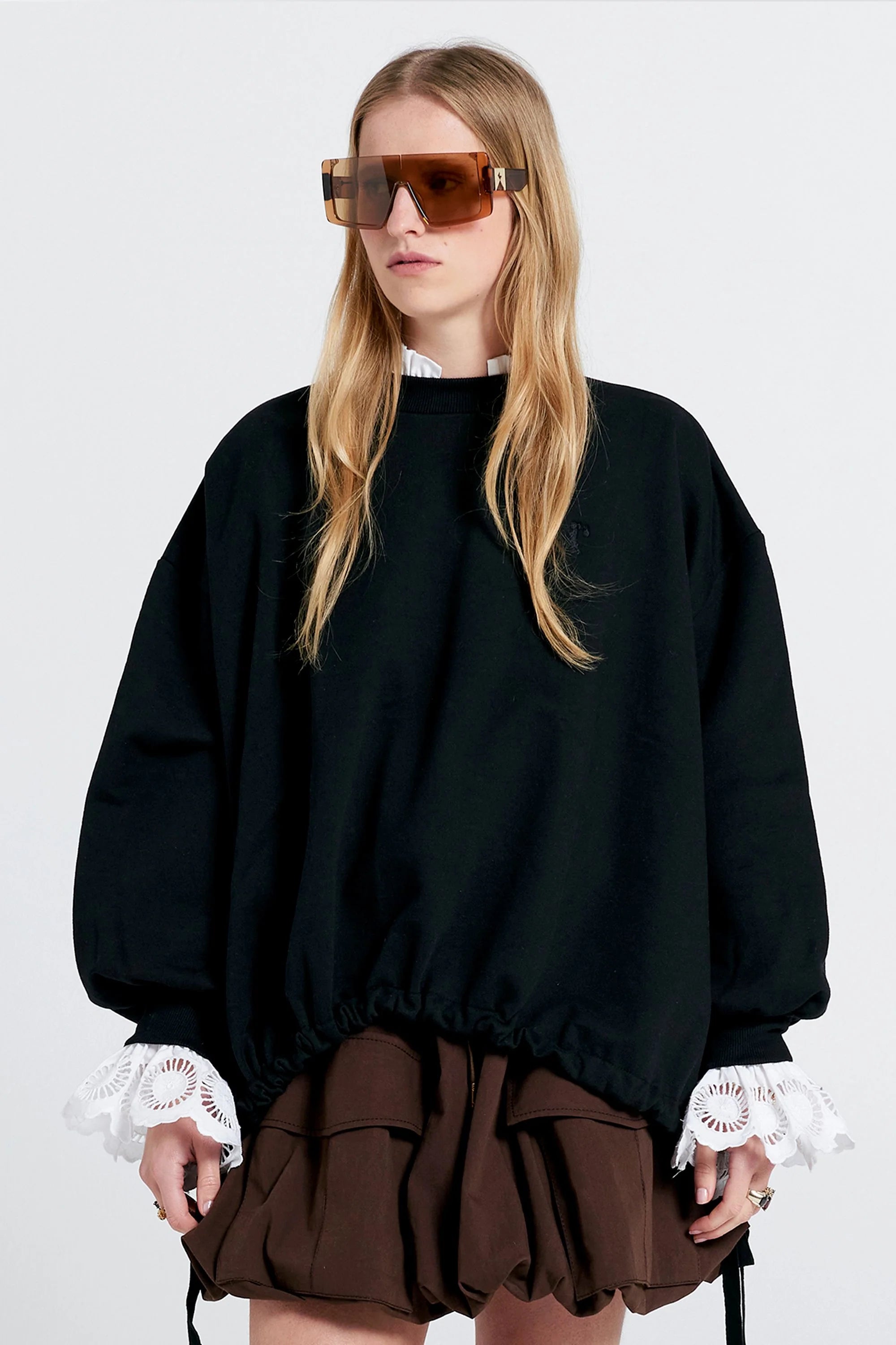 Karen Walker Fraternity Sweatshirt // Black