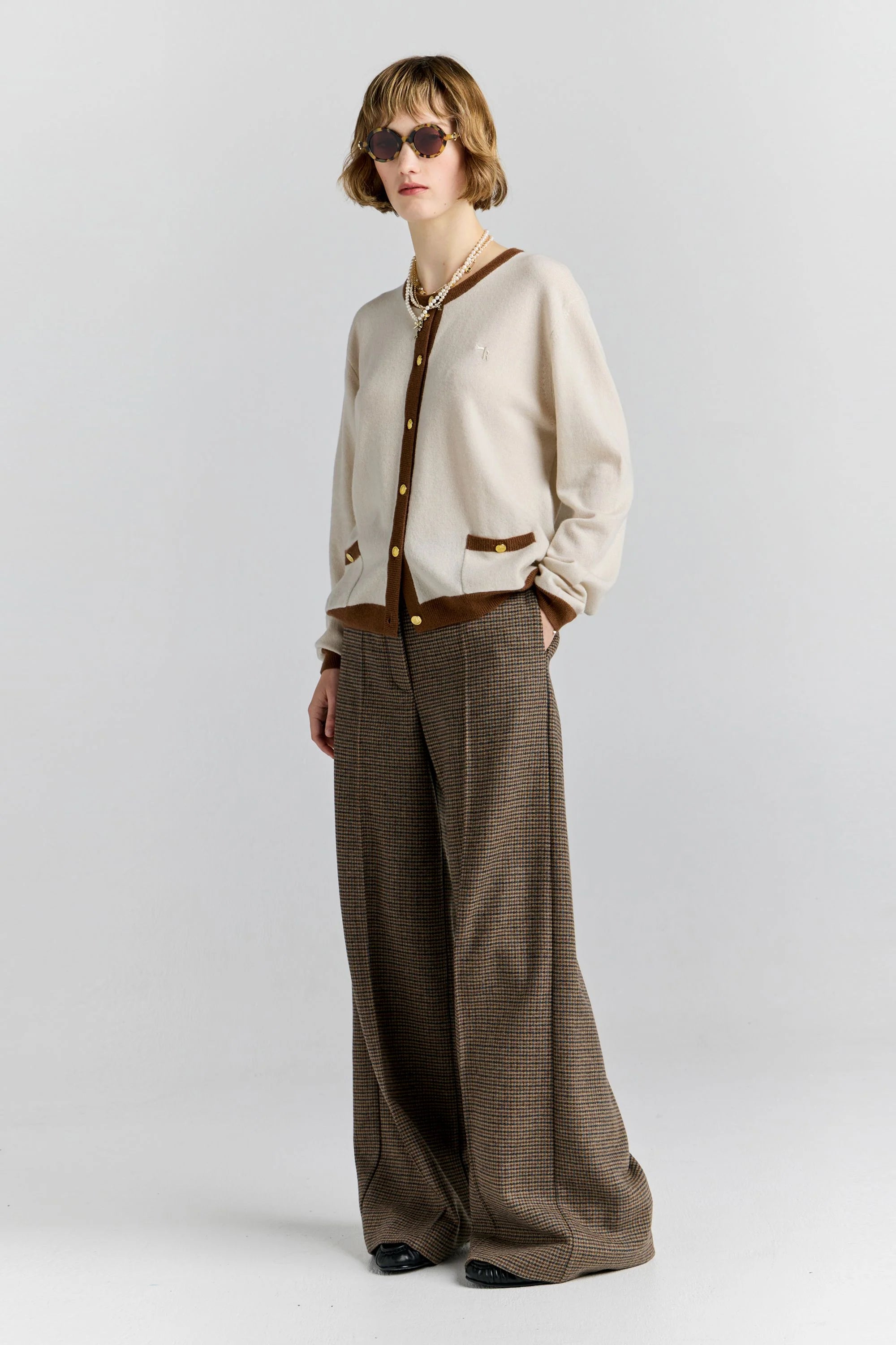 Karen Walker Highland Trousers // Brown multi