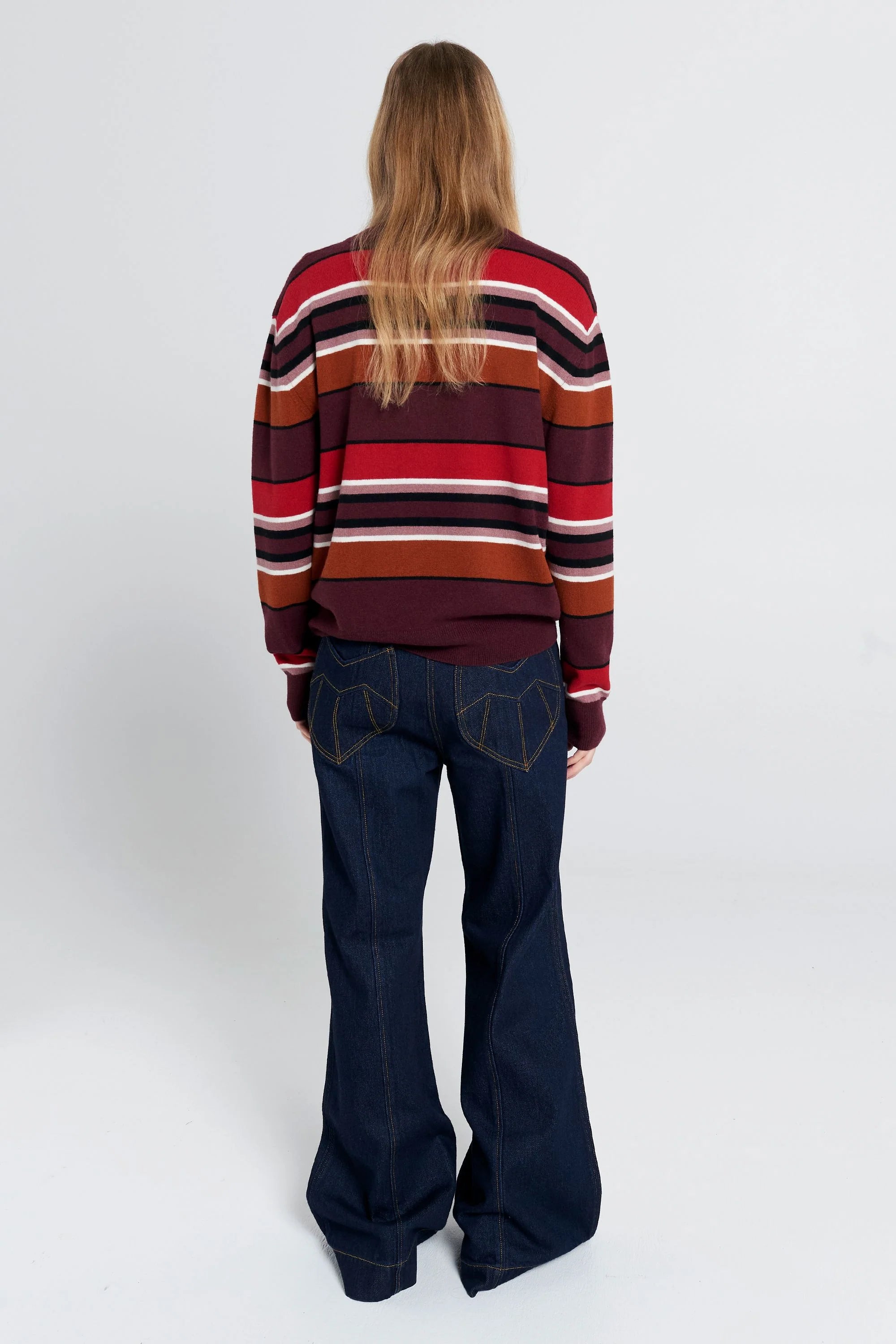 Karen Walker Margot Sweater // Poppy Stripe