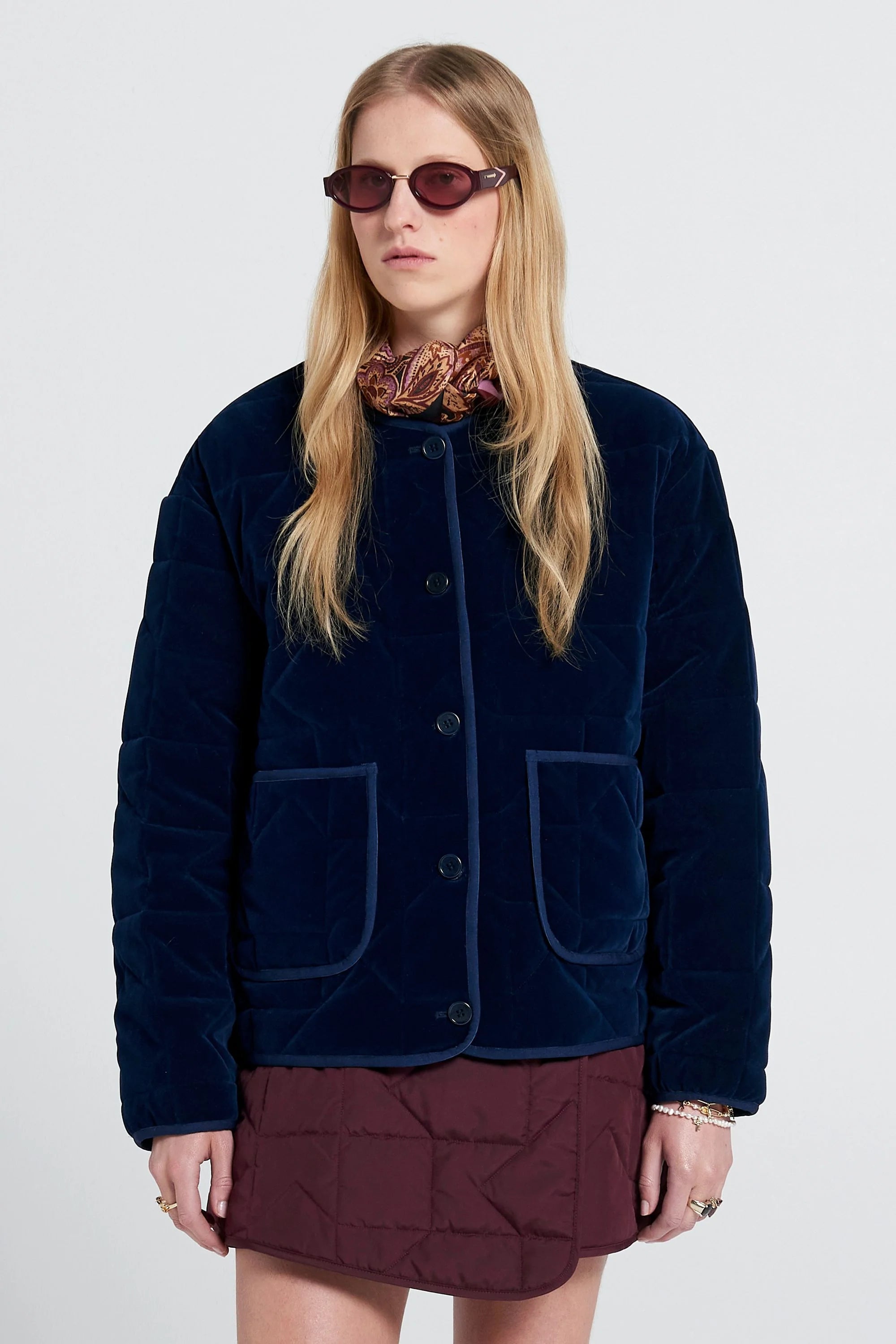 Karen Walker Ashford Jacket // Navy